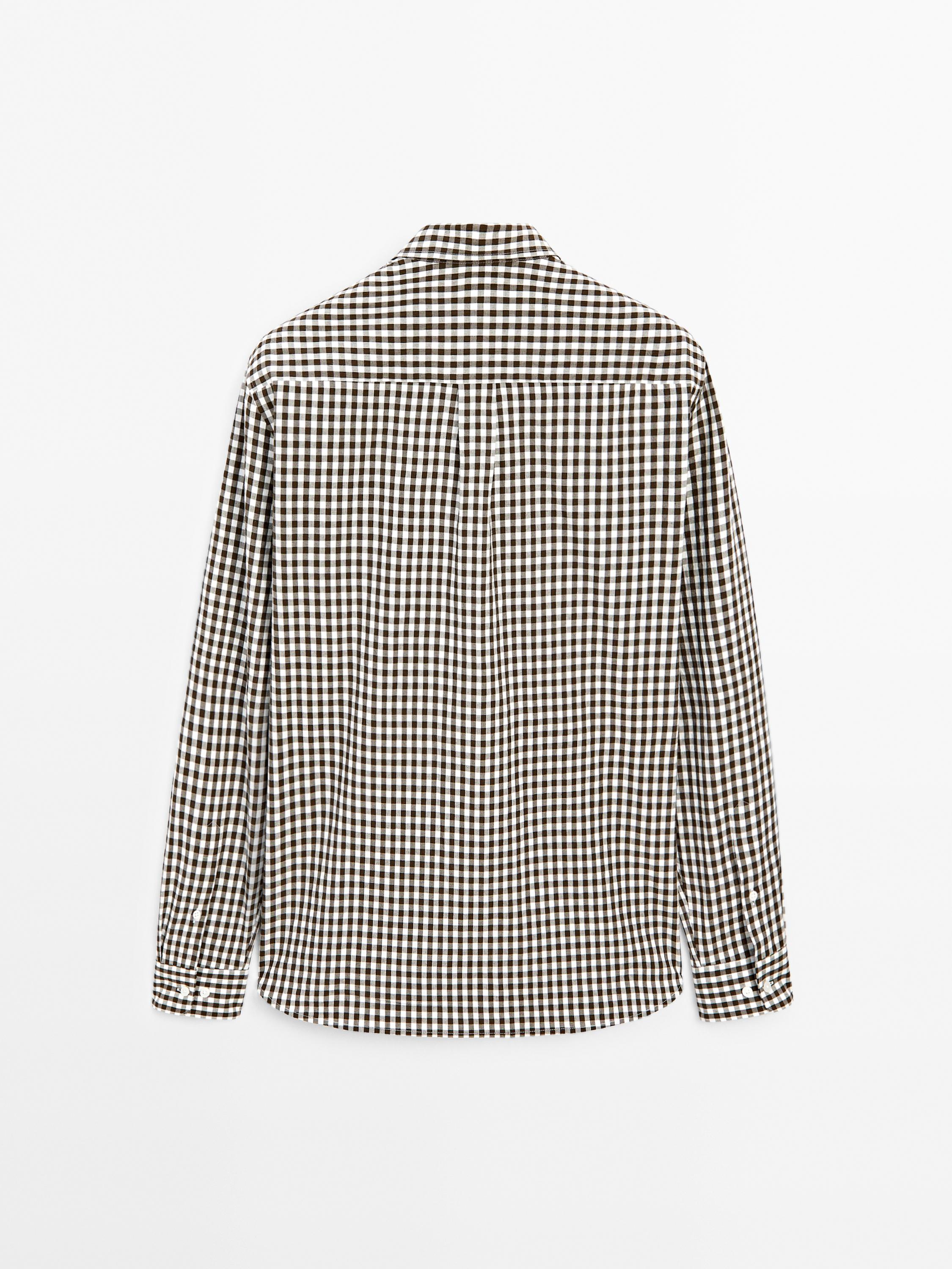 Relaxed fit check shirt
