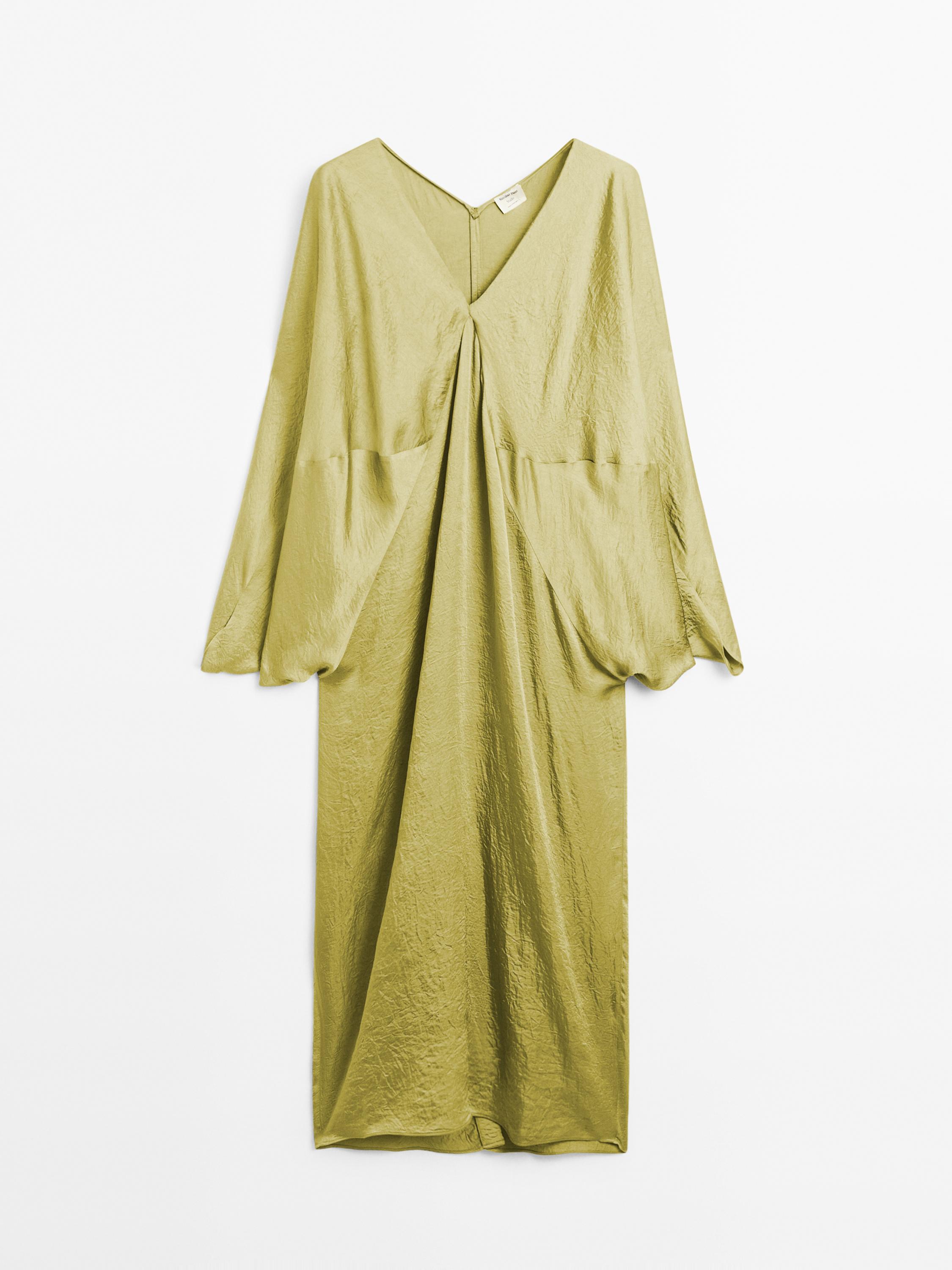 Vestito kimono morbido satinato - Studio