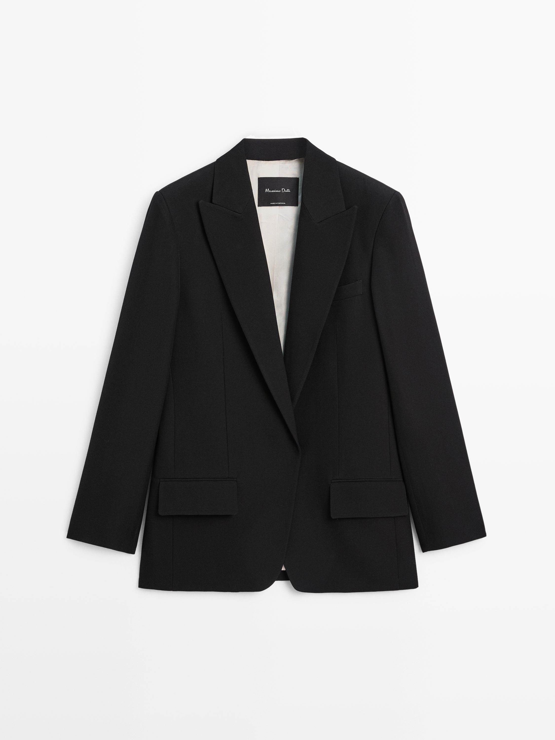 Veste de tailleur en crêpe