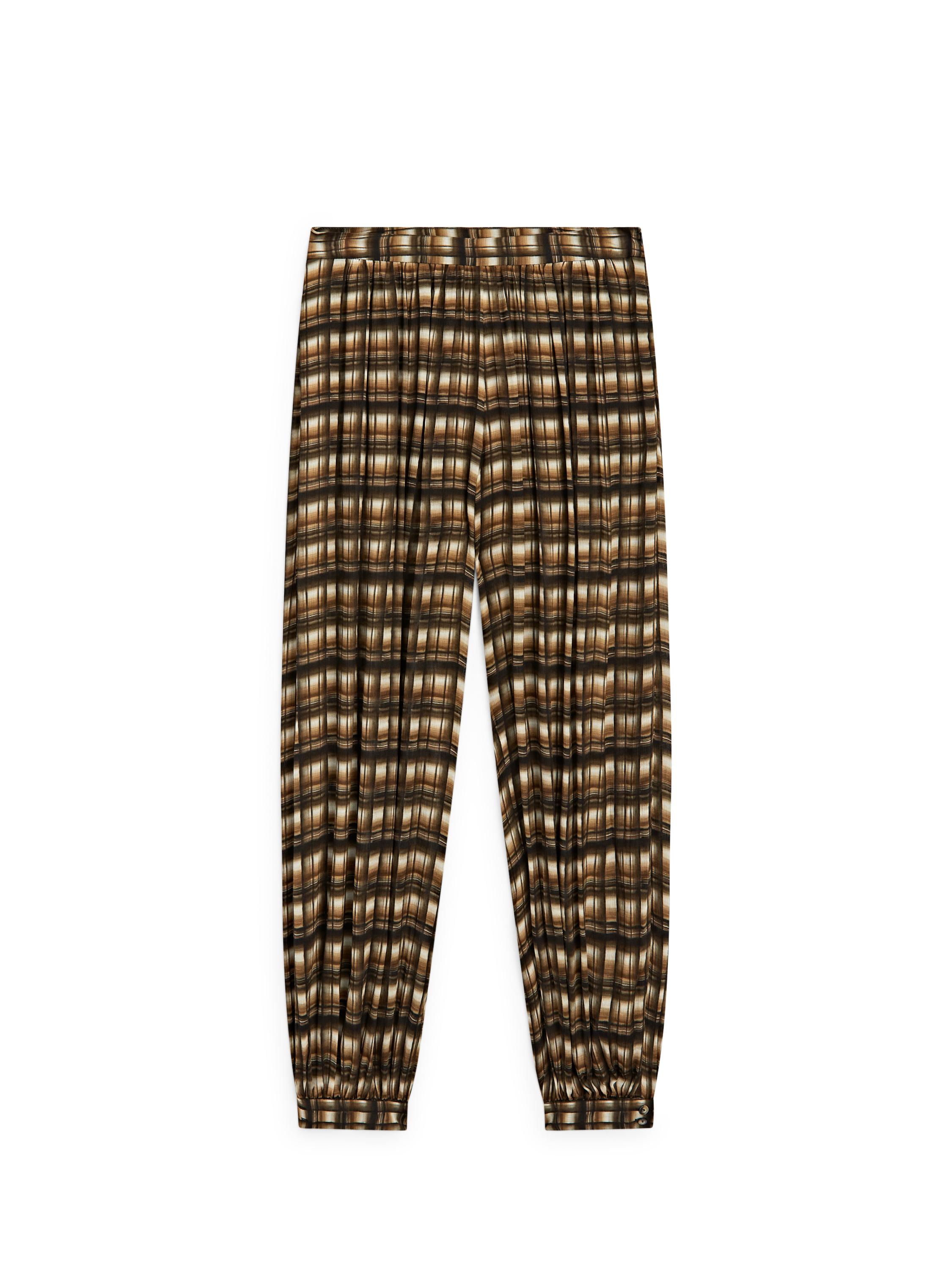 Flowing sarouel trousers — MUSTARD YELLOW