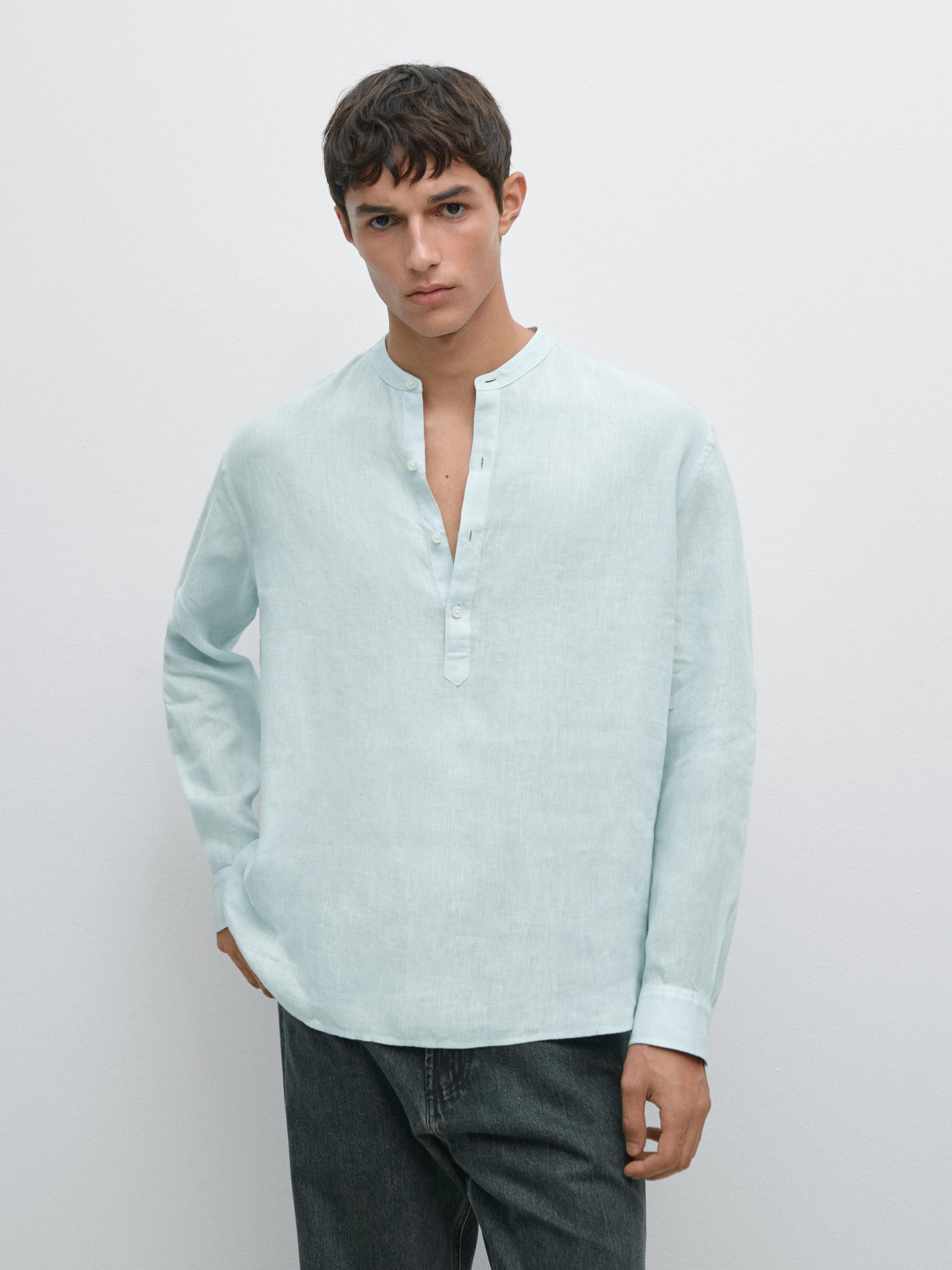 100% linen shirt