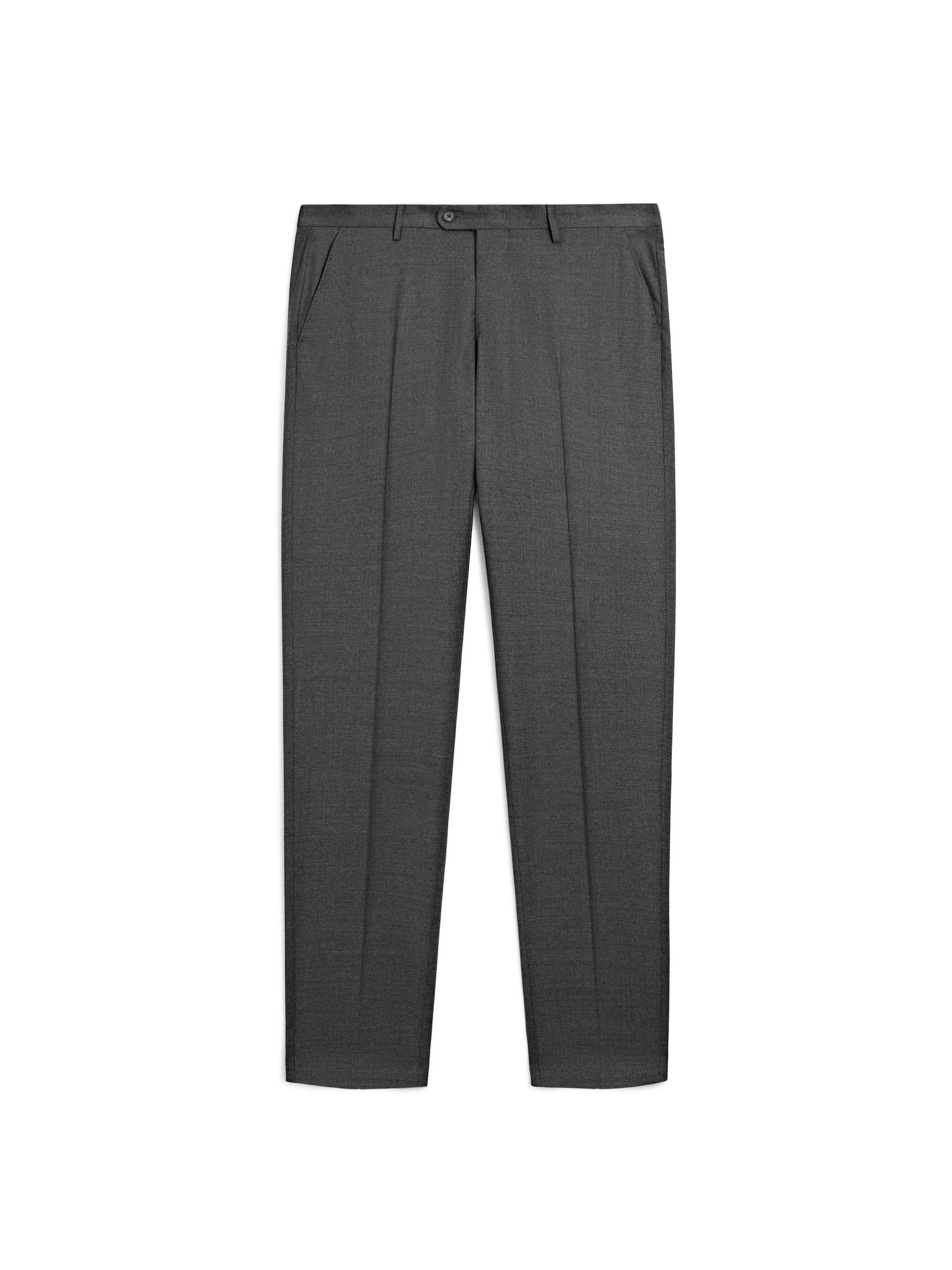 Cold wool suit trousers — GREY