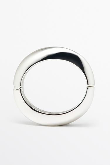 Smooth hinged bracelet — SILVER 5
