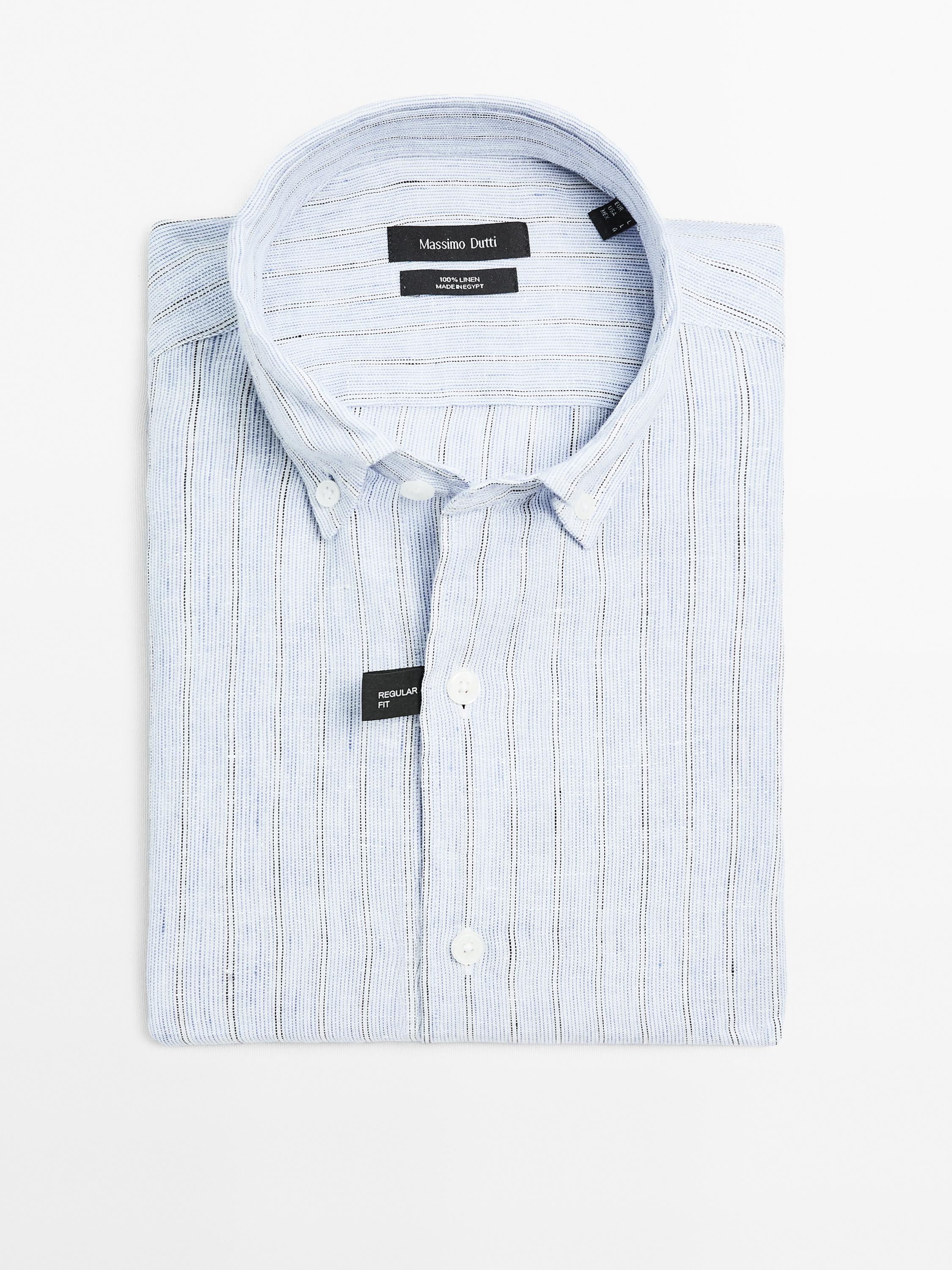 Regular fit striped shirt