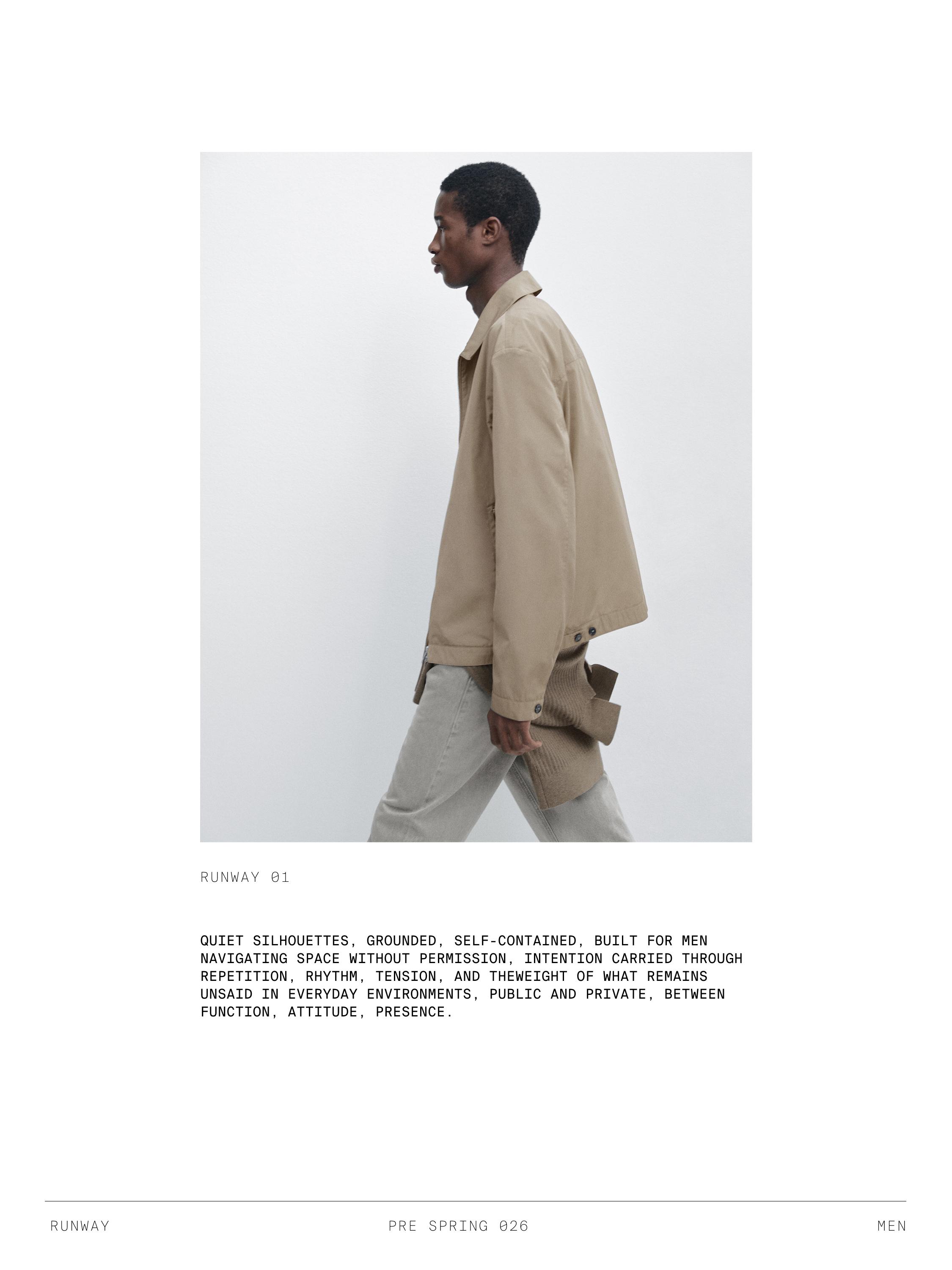 Short technical fabric jacket — MINK