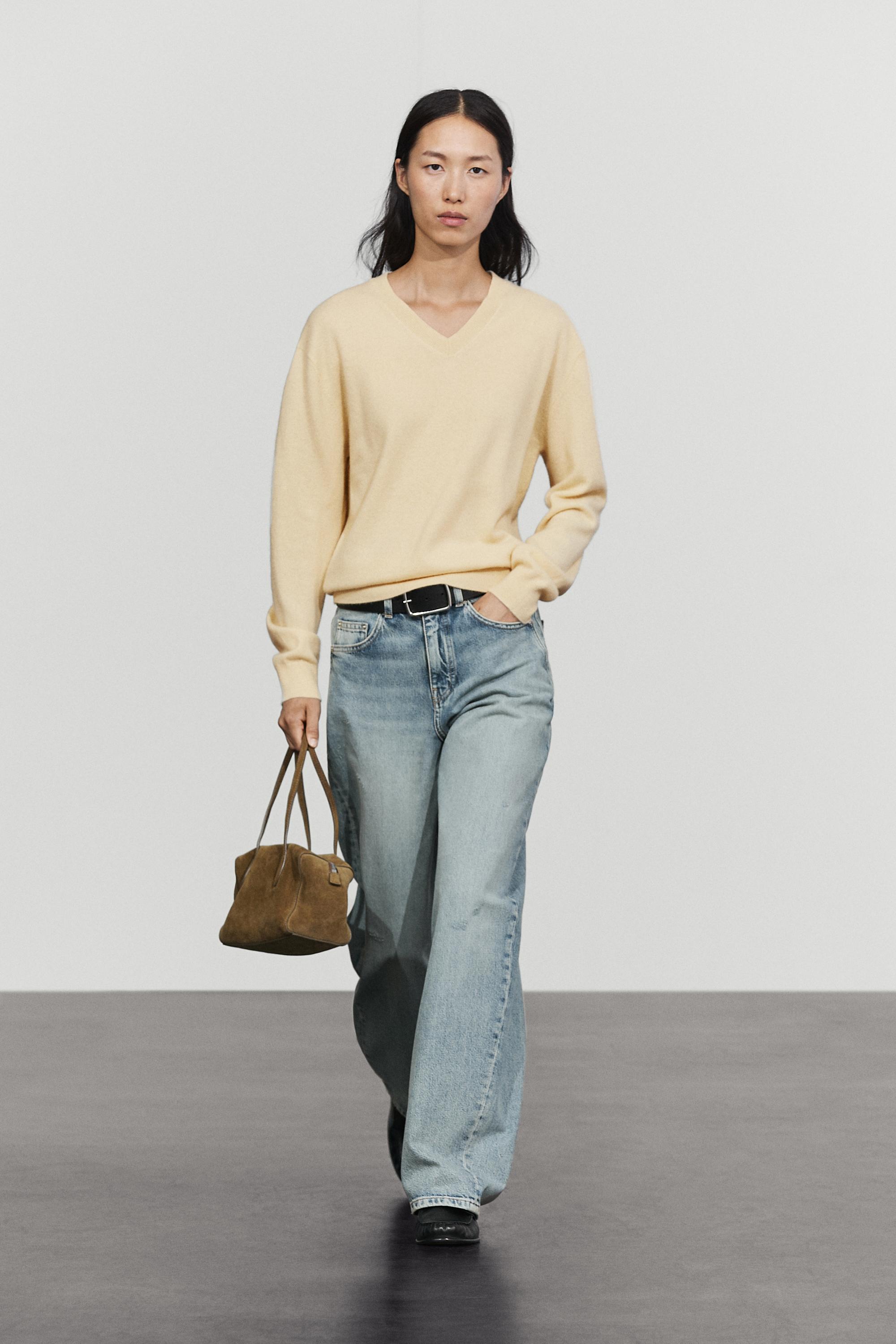 100% cashmere knit sweater - thumbnail 7