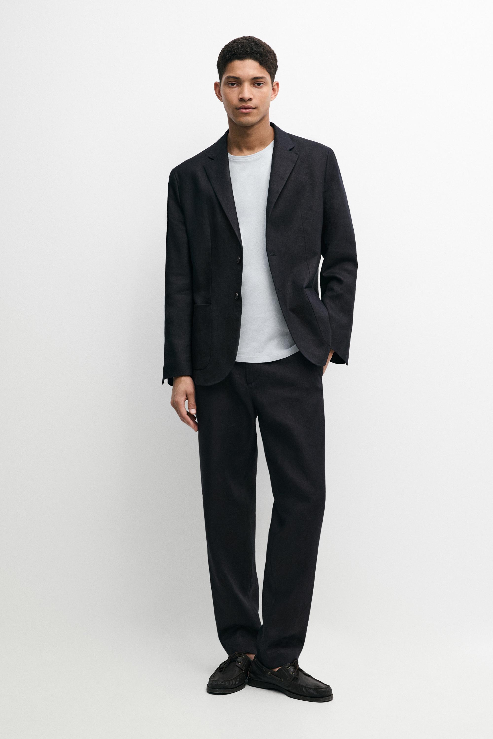 Pantalón traje lino