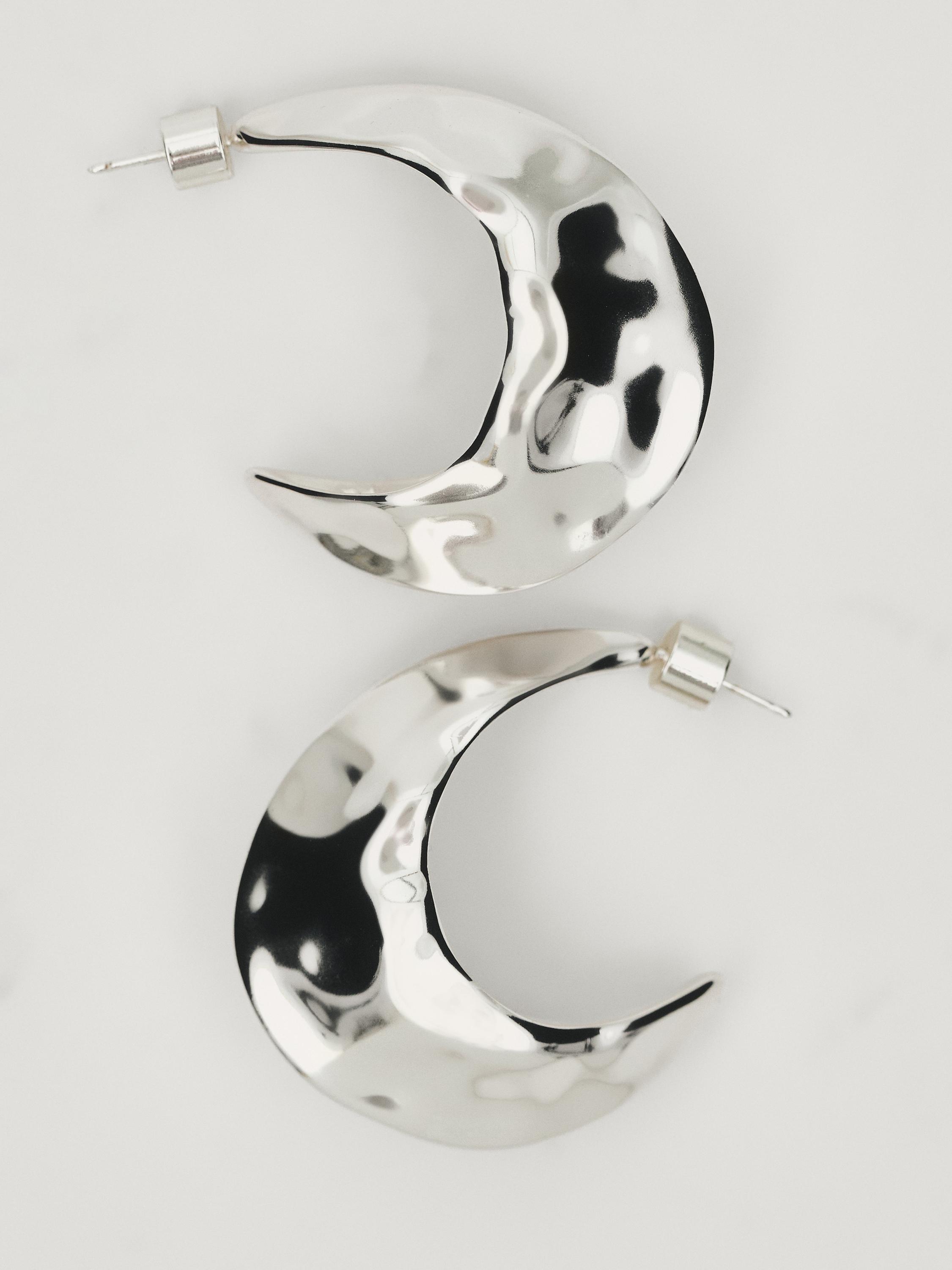 Boucles D'oreille Cerceau Tordu En Acier Inoxydable - Design Texturé Corde - Unisexe Pour Homme Et Femme - Style Charnière Moderne