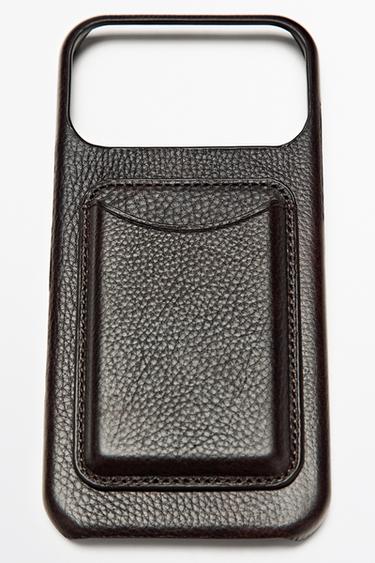 Nappa leather iPhone 17 Pro Max case — BROWN 5