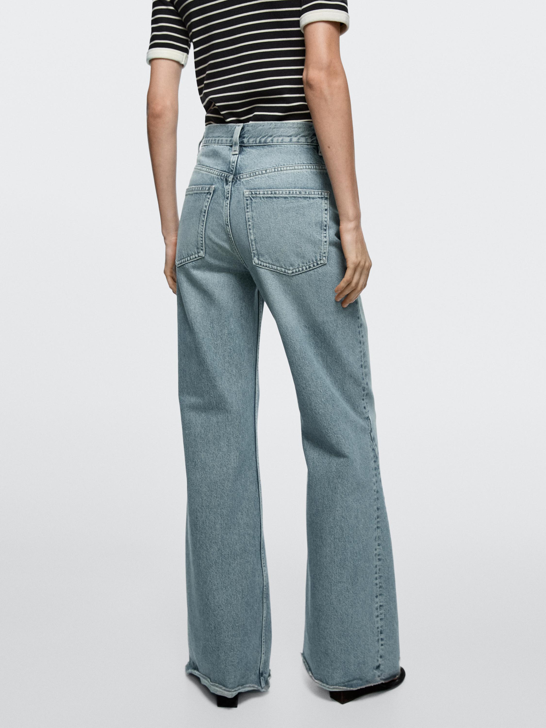 High-waist flare fit jeans — Light Blue