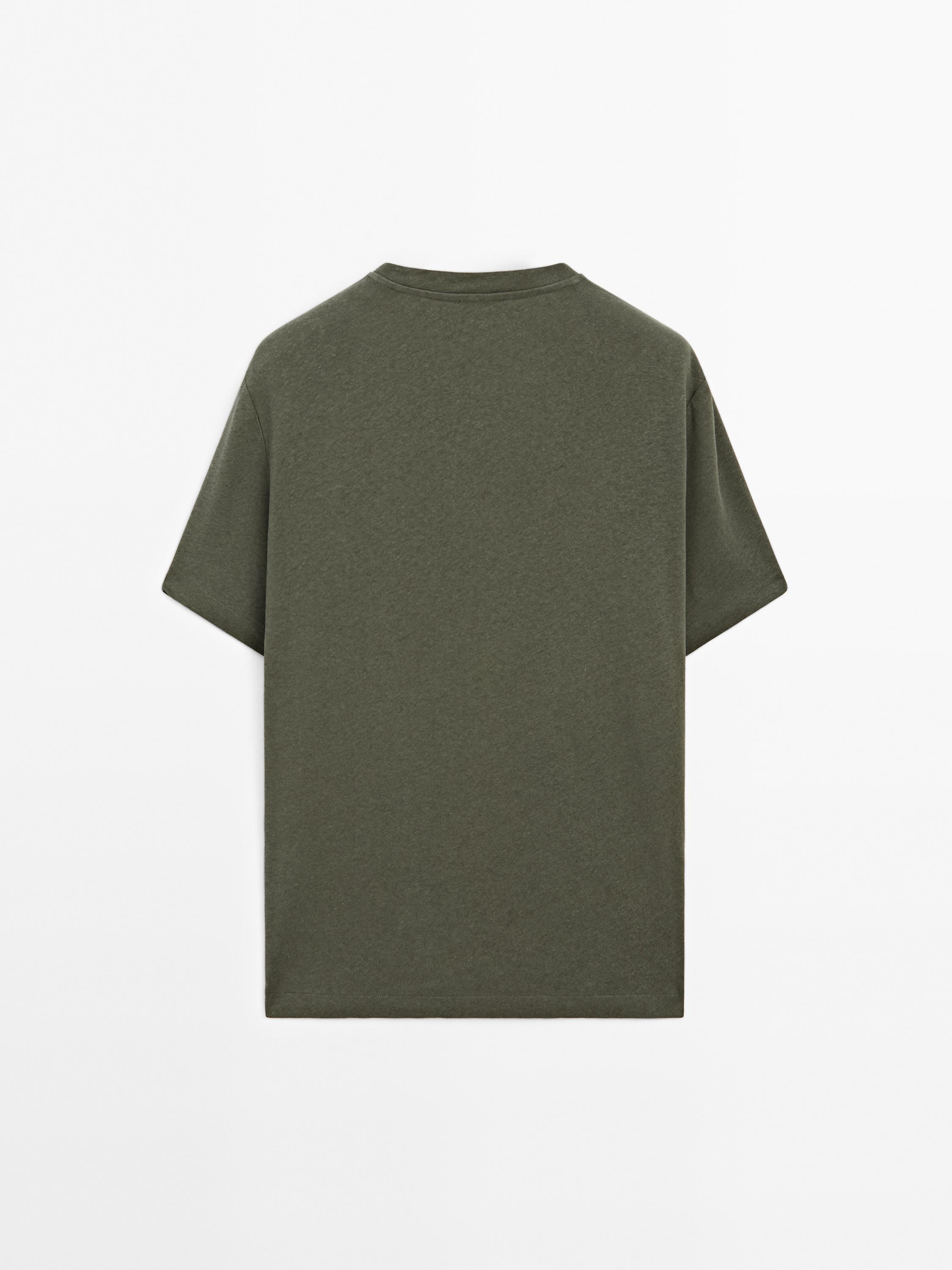 ★Massimo Dutti★ Short sleeve linen cotton blend t-shirt 01412242523-o6.jpg?ts=