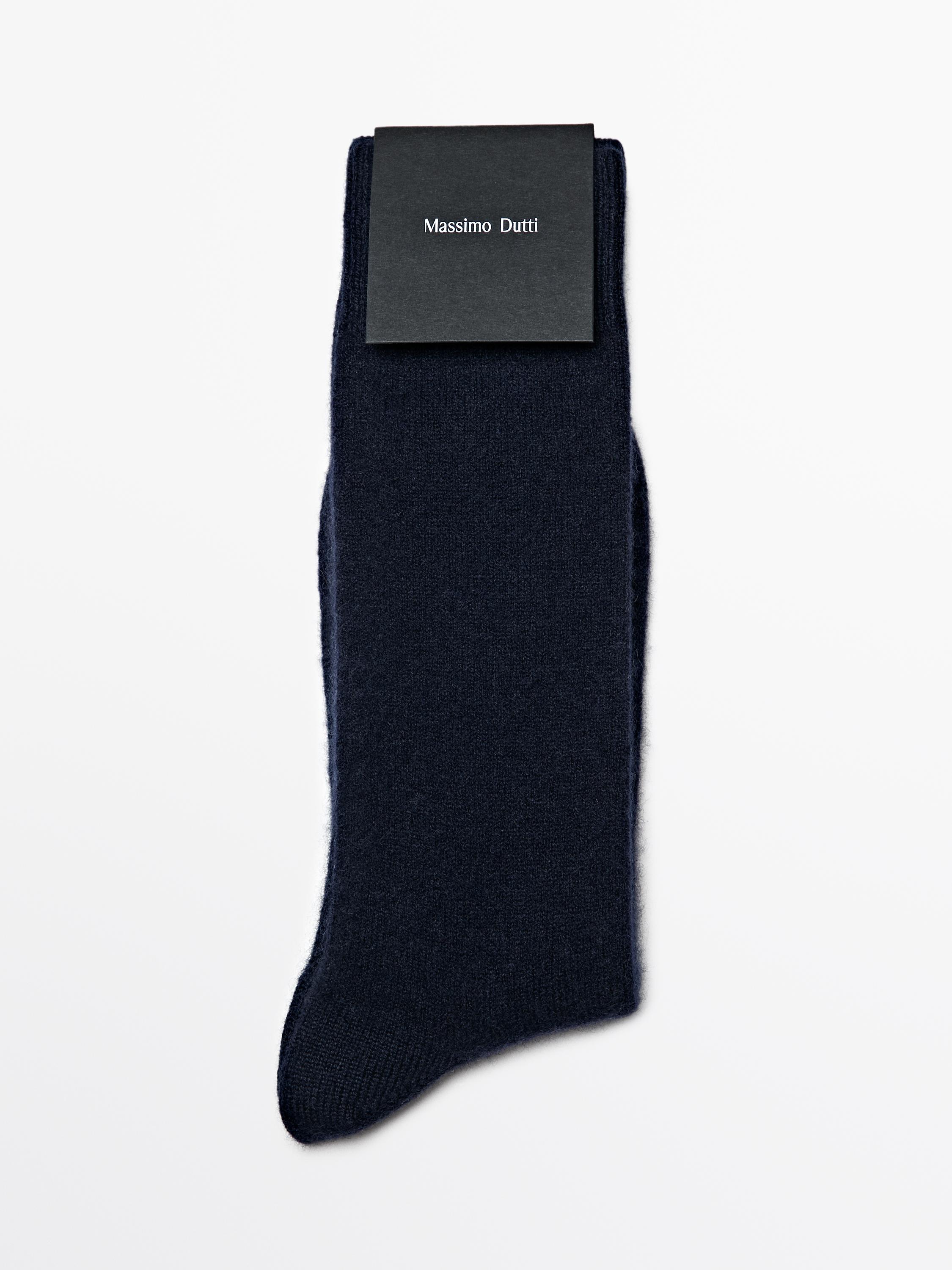 Calcetines punto mezcla cashmere