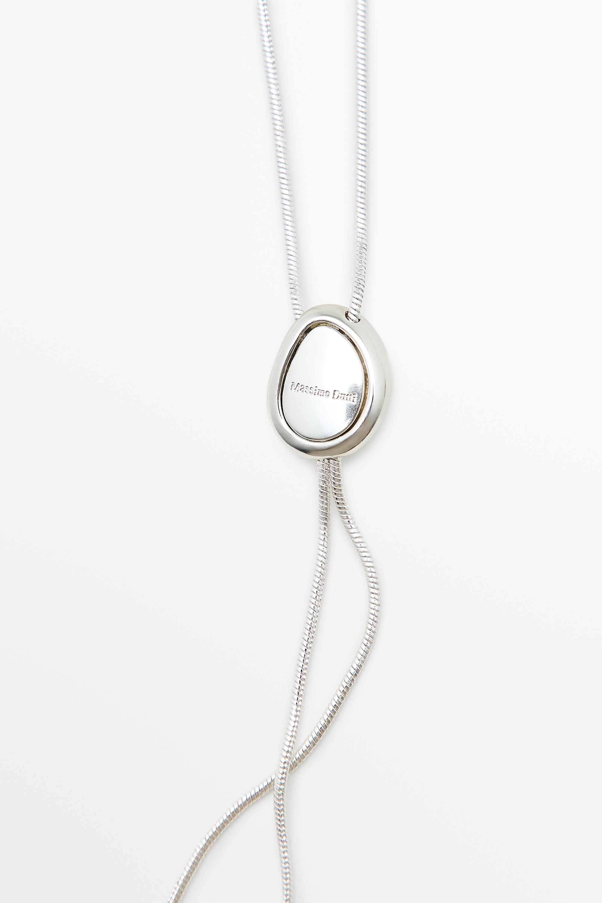 Lariat necklace — SILVER