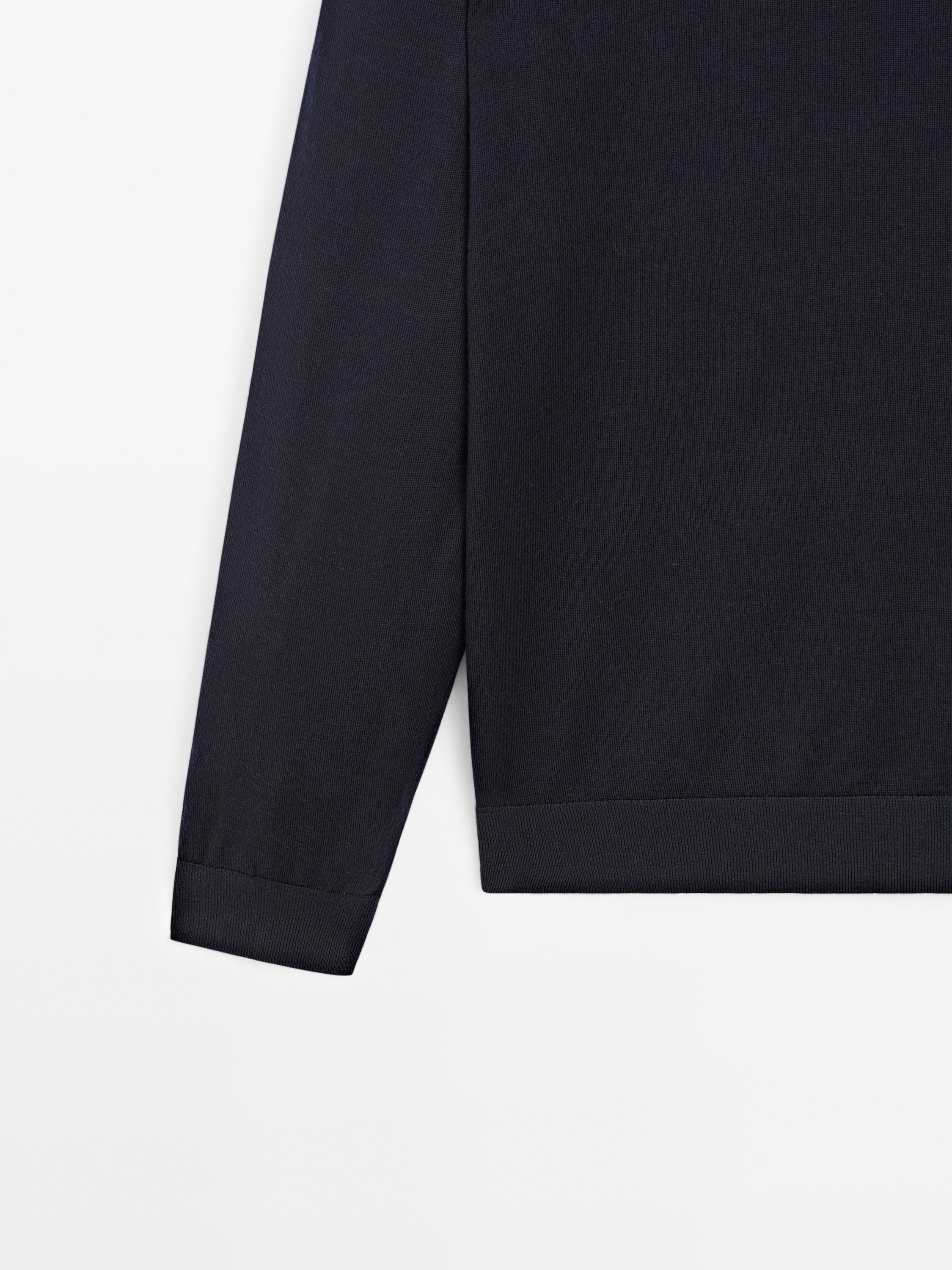 100% merino wool knit sweater