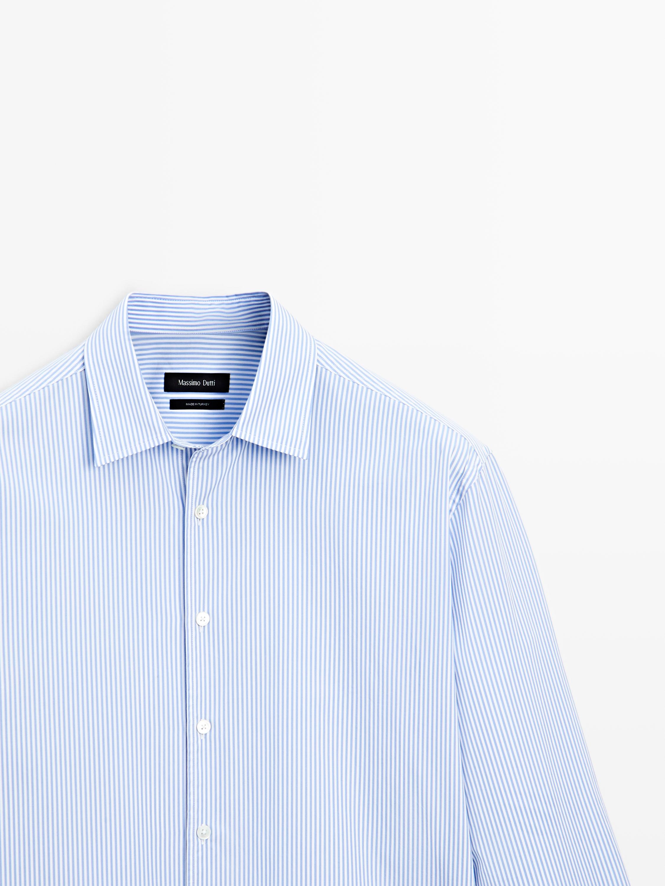 Camisa regular fit 100% algodón