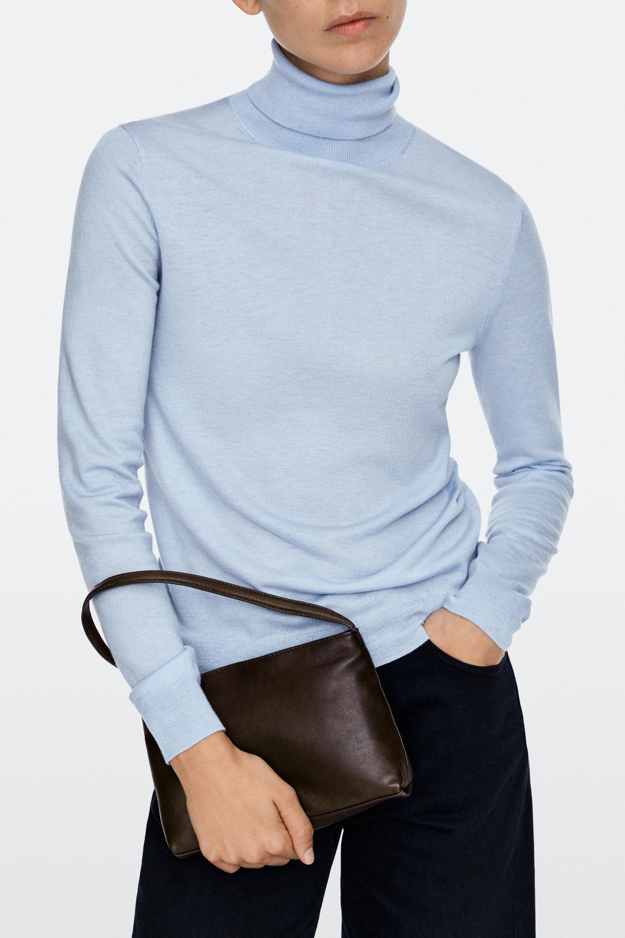 Small nappa leather shoulder bag — BROWN