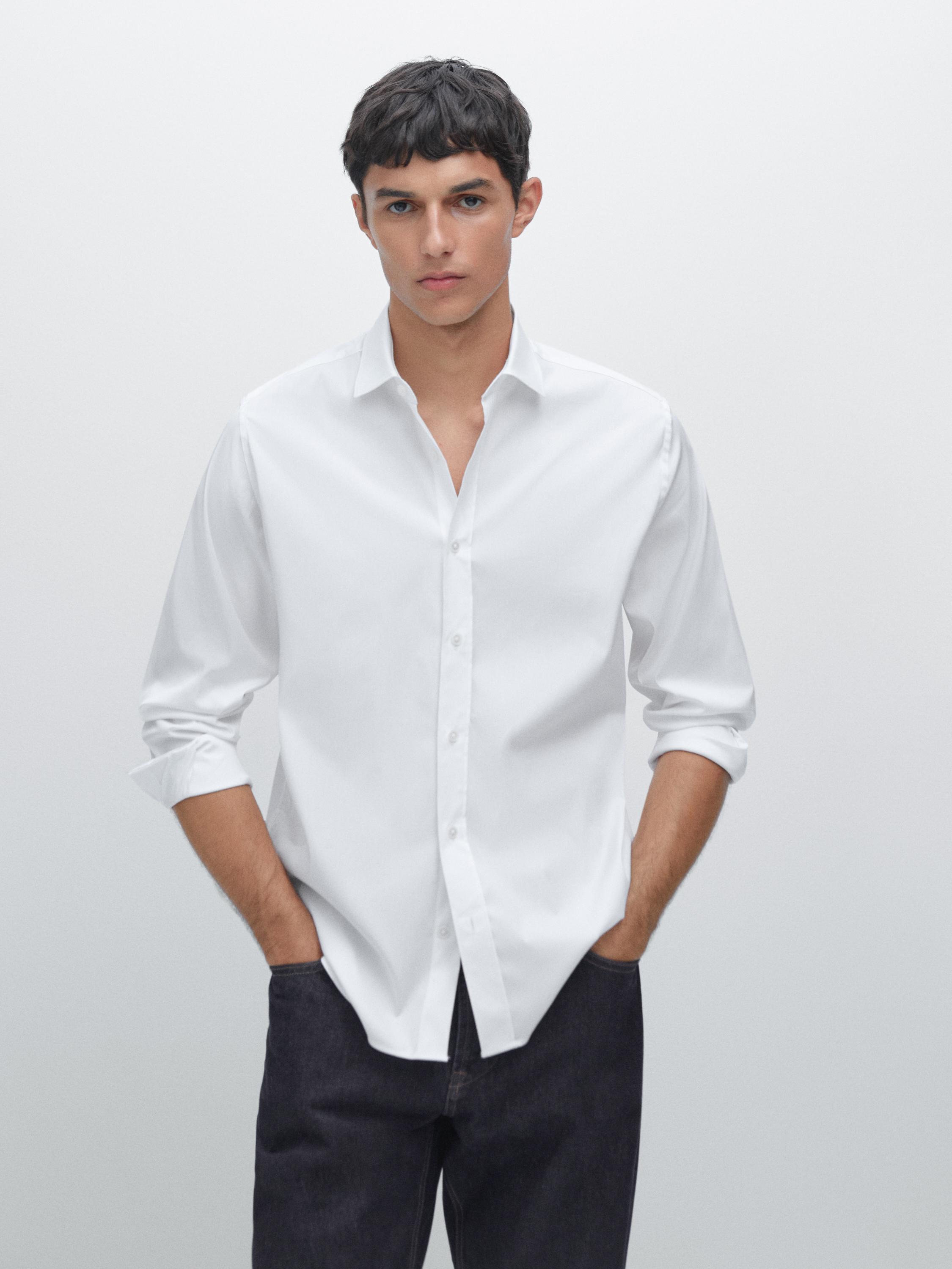 Slim fit stretch shirt
