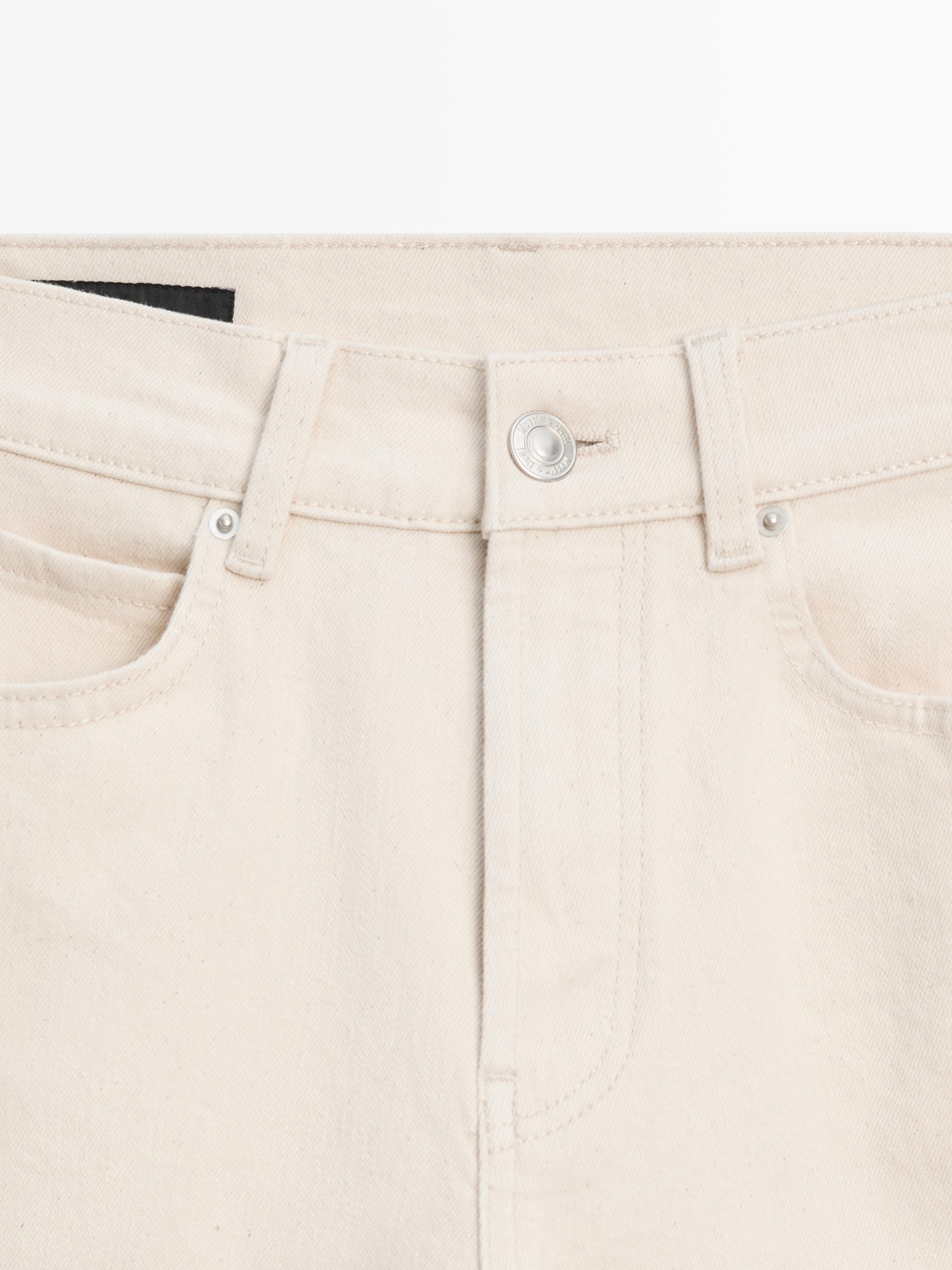 Mid-rise straight-leg jeans — CREAM