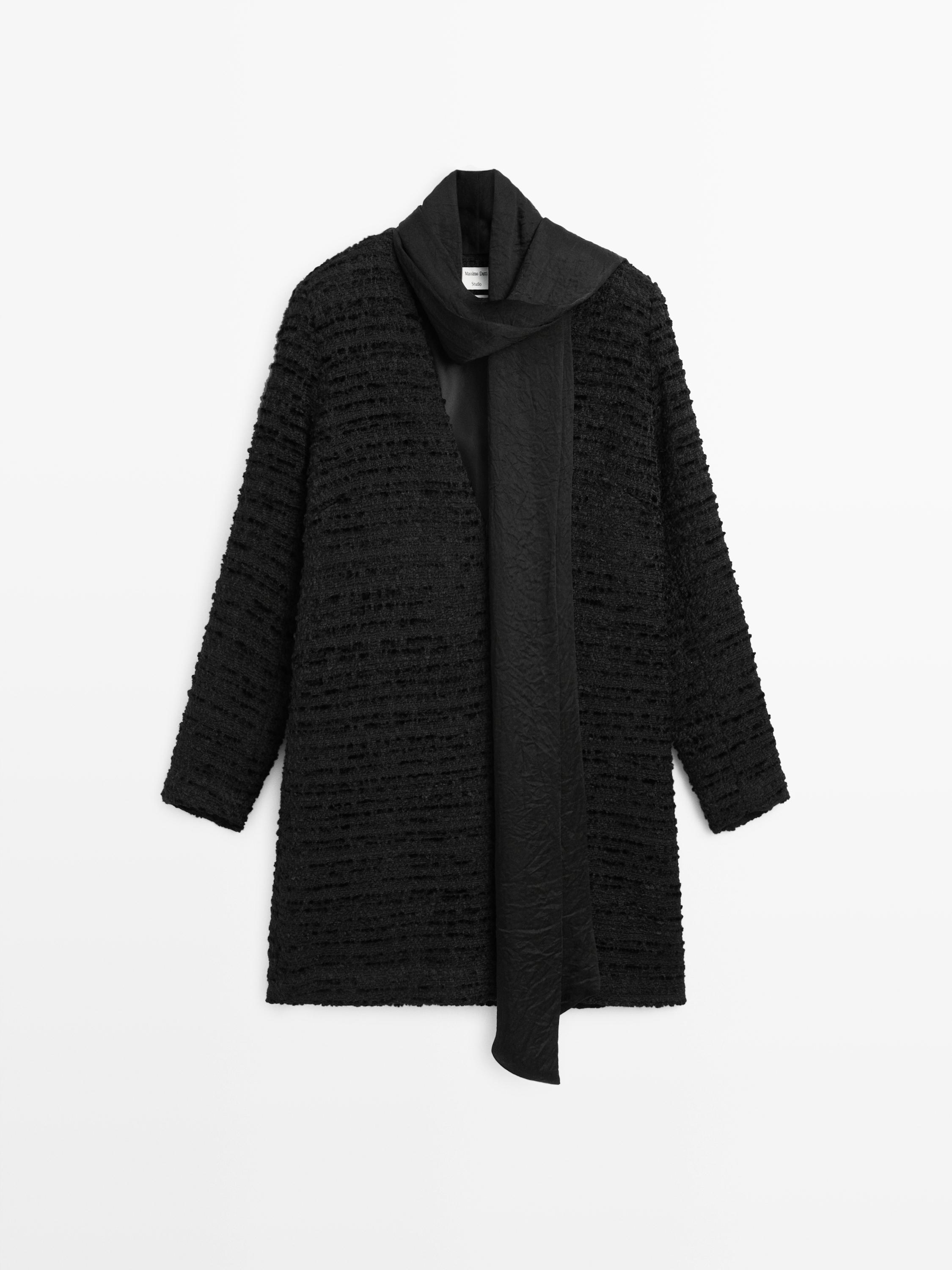 Short V-neckline dress with tie detail - STUDIO