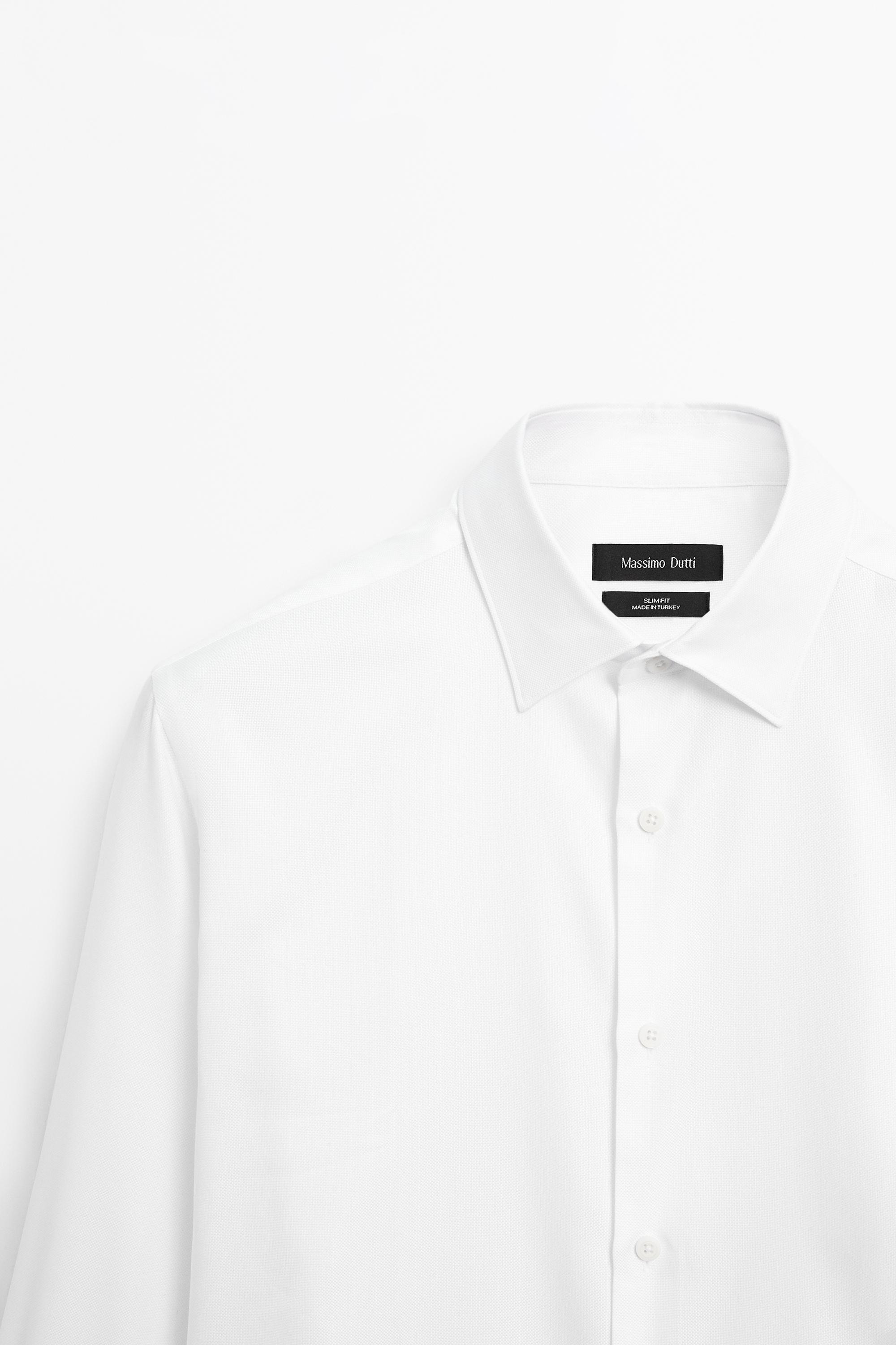 Camicia oxford slim fit 100% cotone