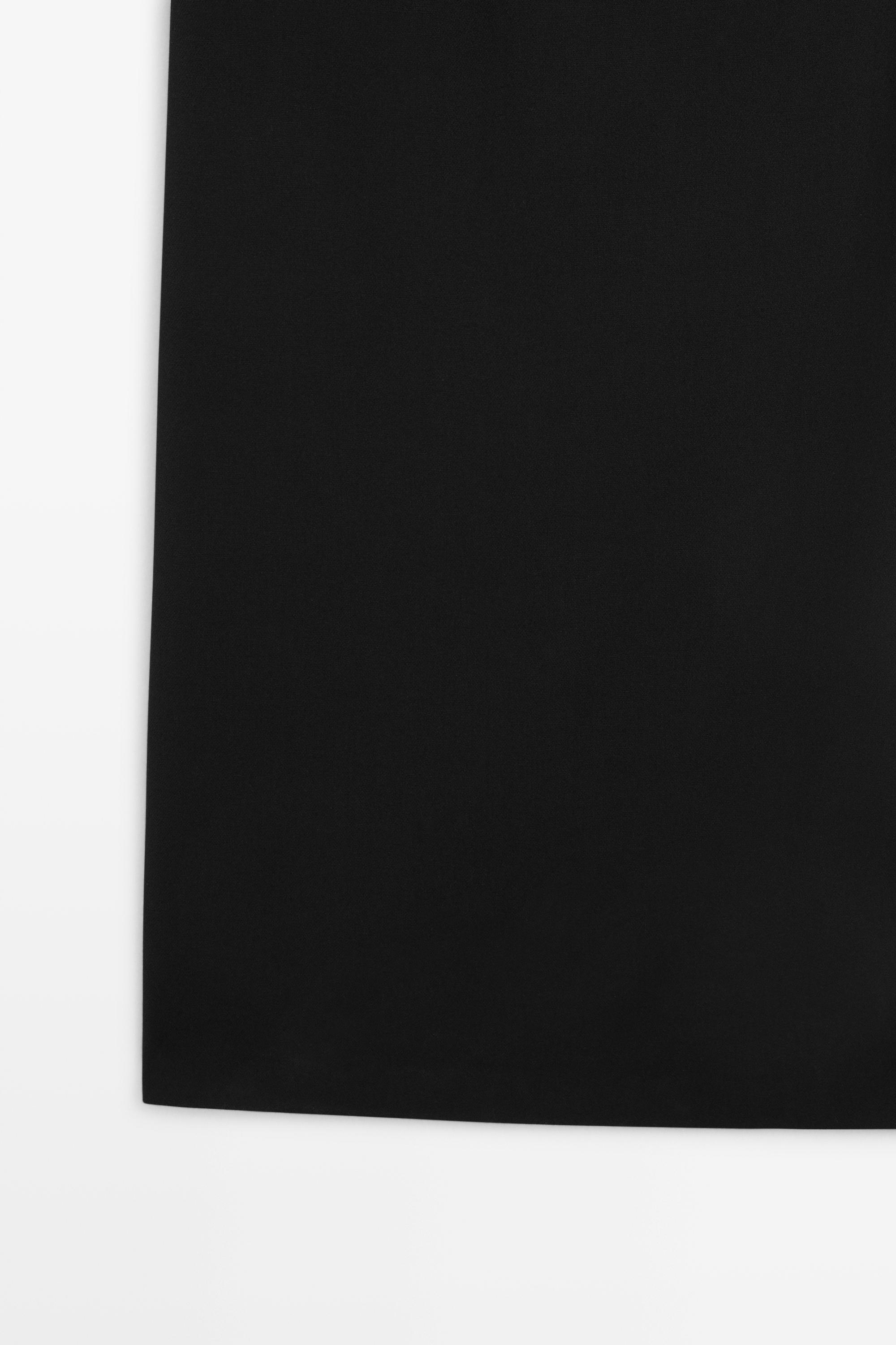 Strappy midi dress — Black