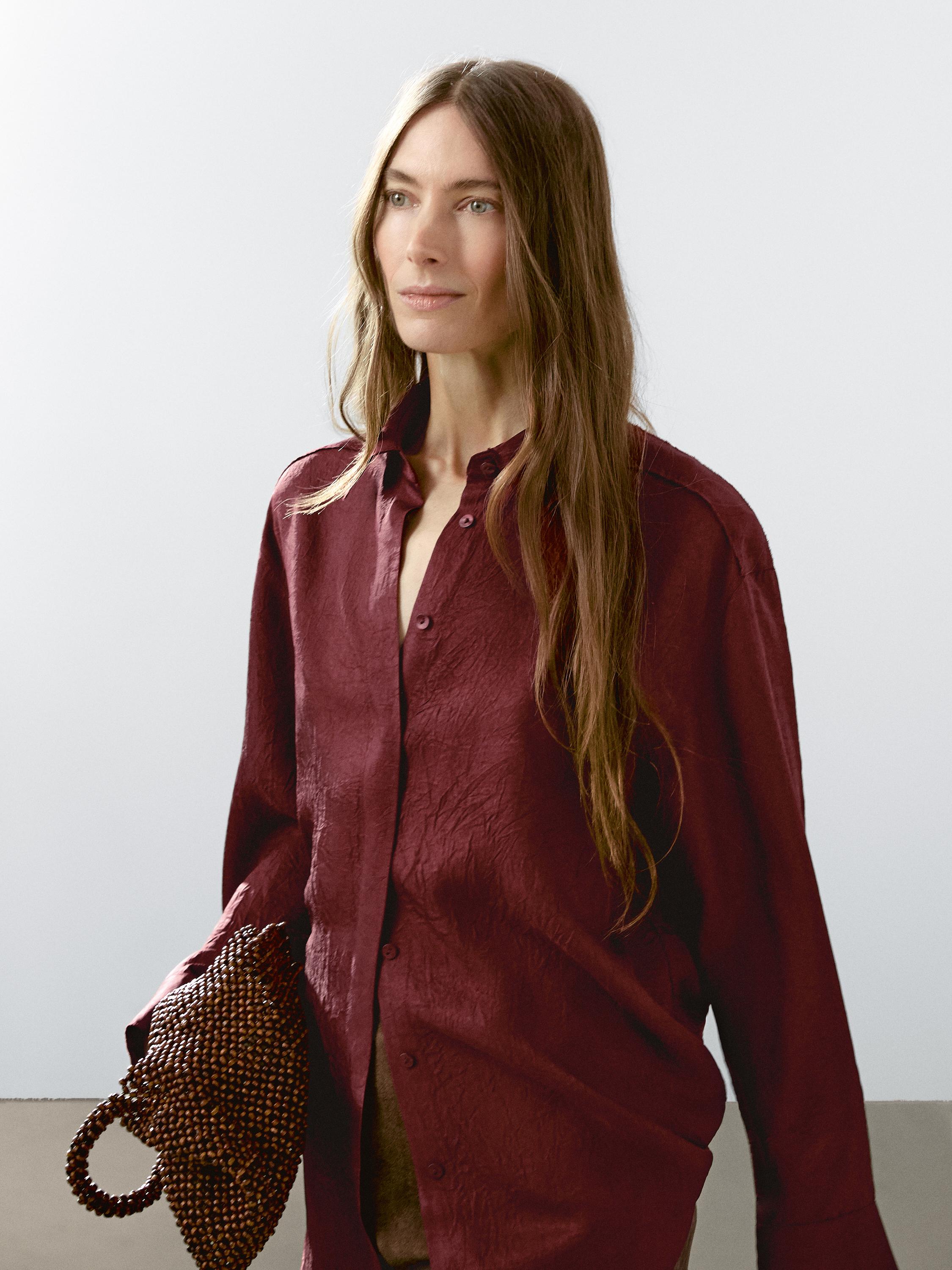 Flowing long sleeve shirt