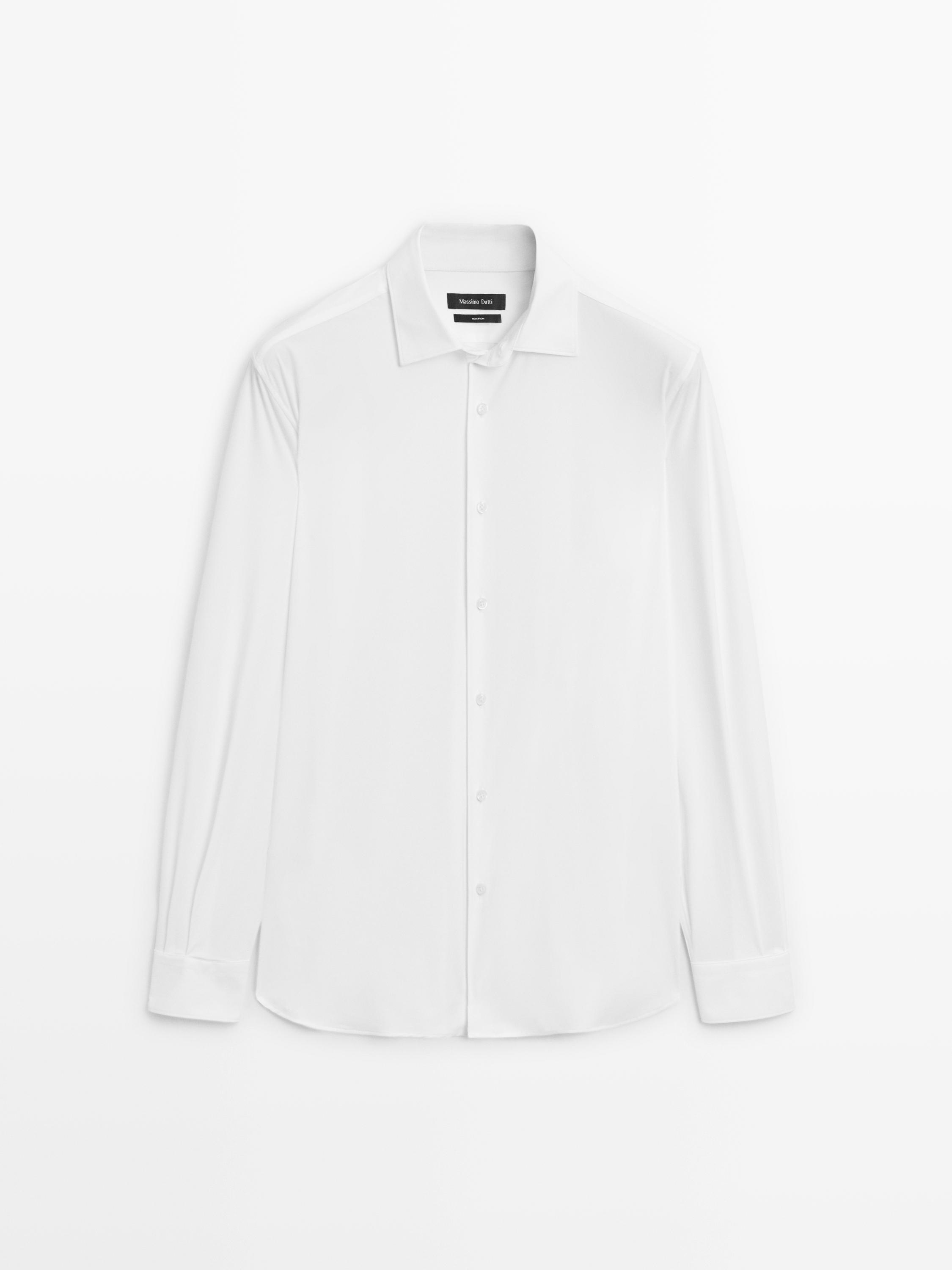 Slim fit stretch shirt