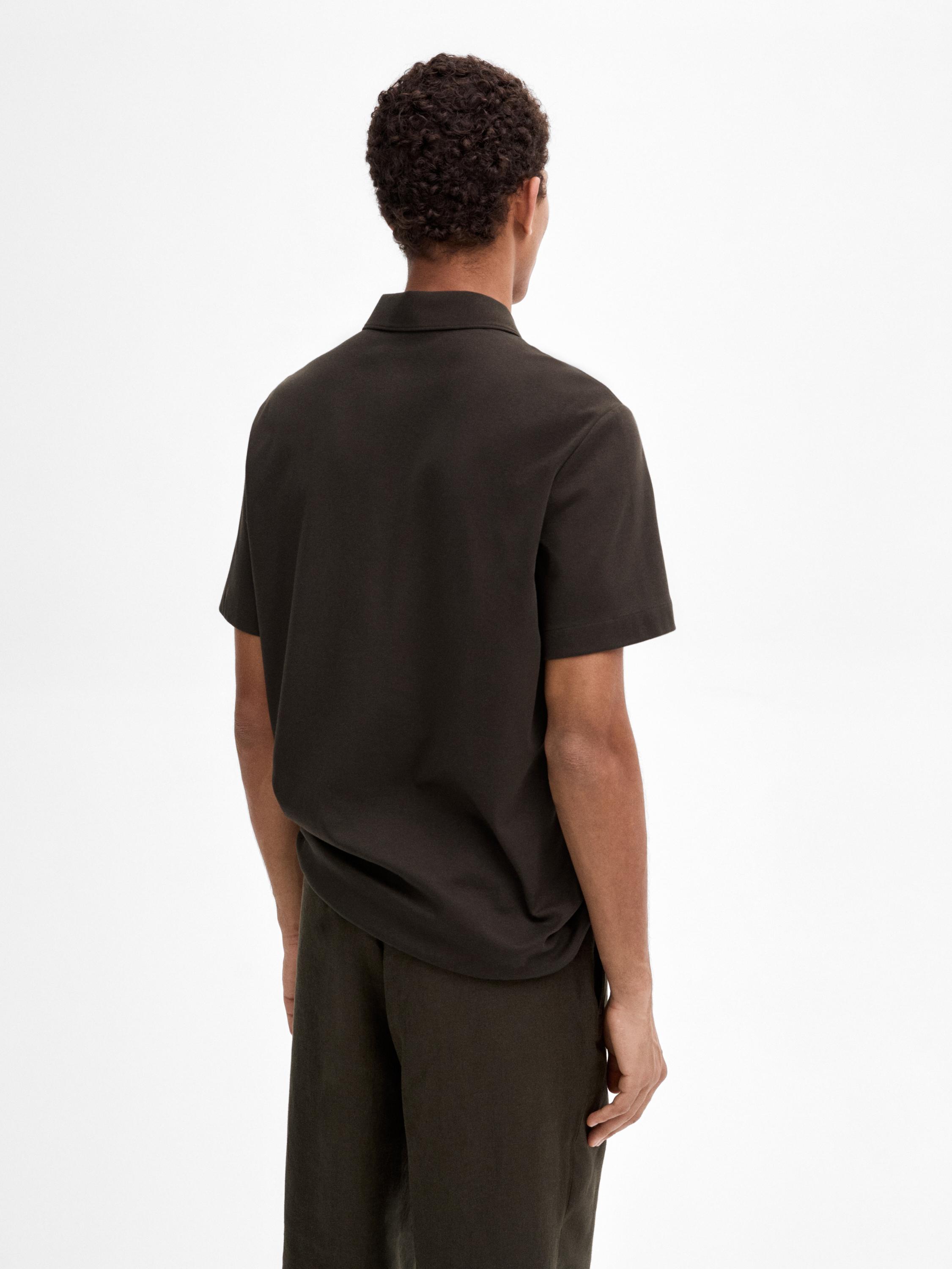 Polo coll cremallera 100% cotó