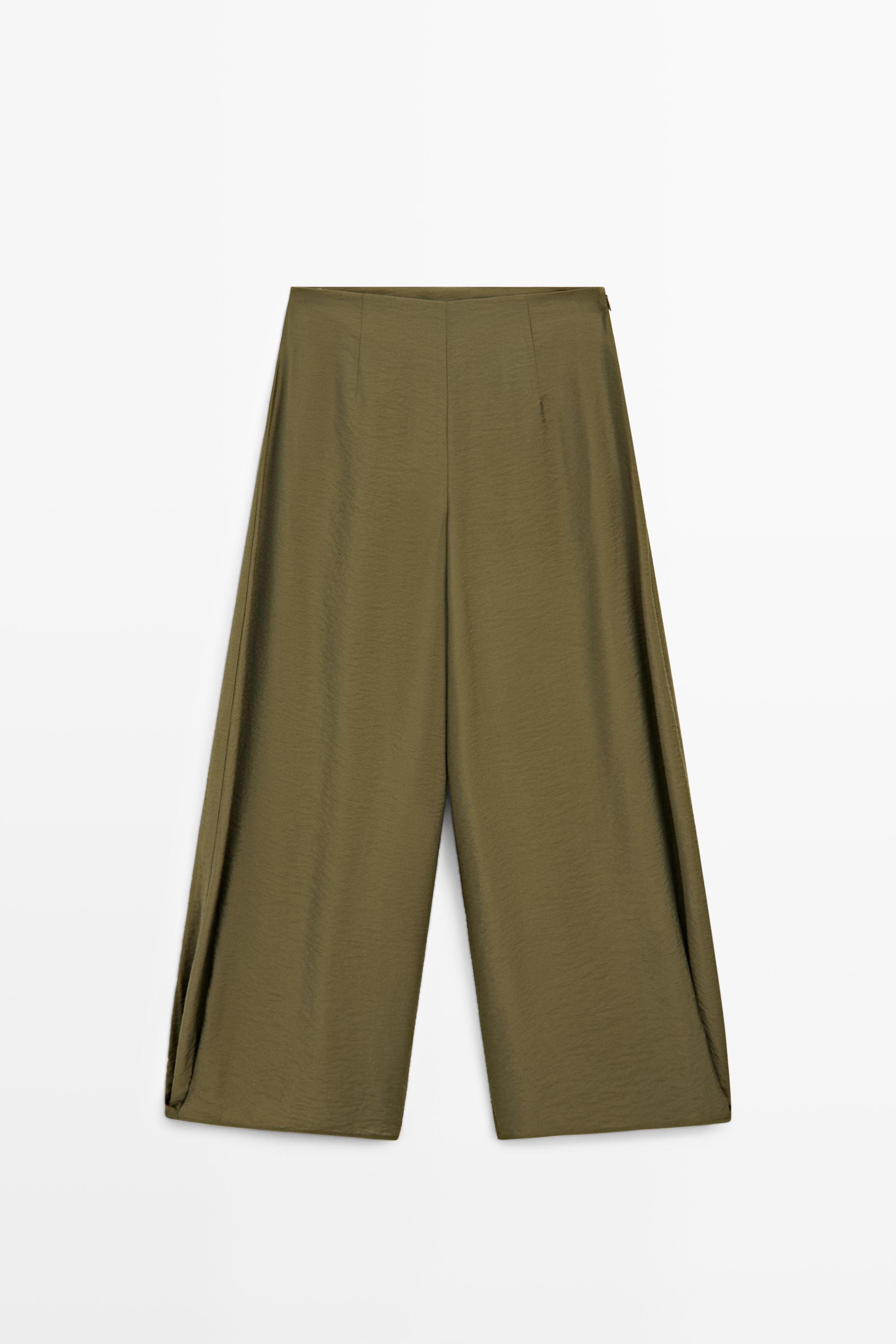 Pantalón ancho fluido total look