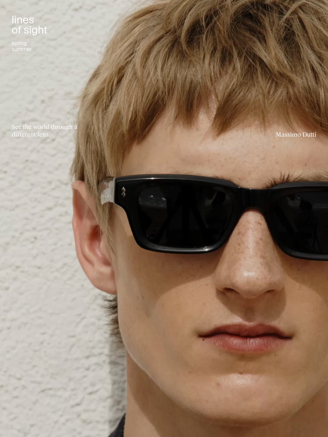 Narrow straight sunglasses