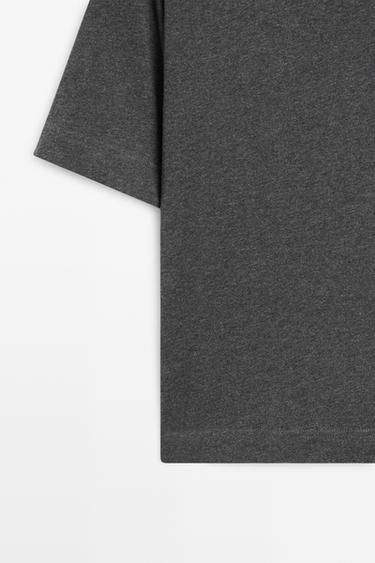 Short sleeve T-shirt with pocket detail — MEDIUM GREY 7