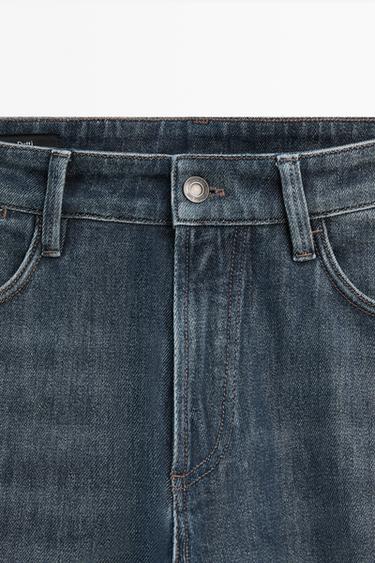 Enzymatic slim fit jeans — DEEP BLUE 4