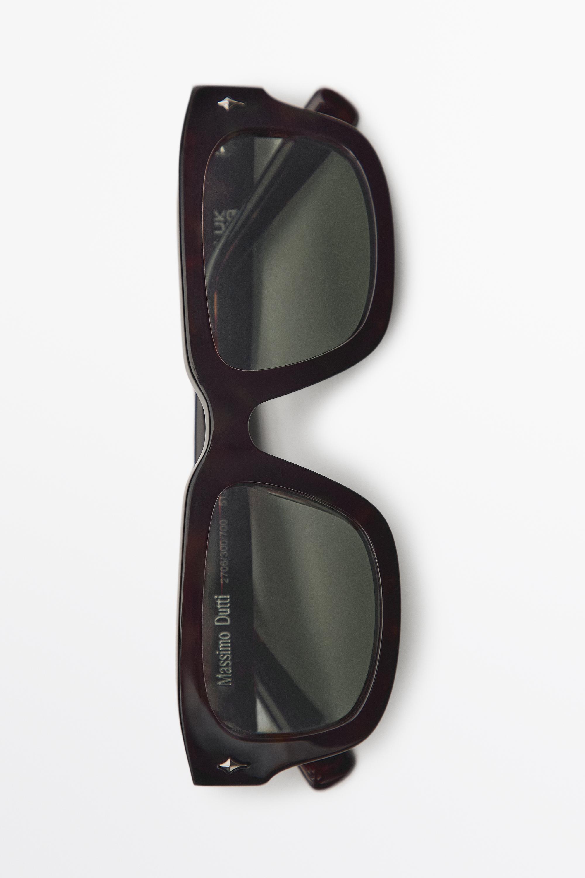 Rectangular sunglasses — BROWN
