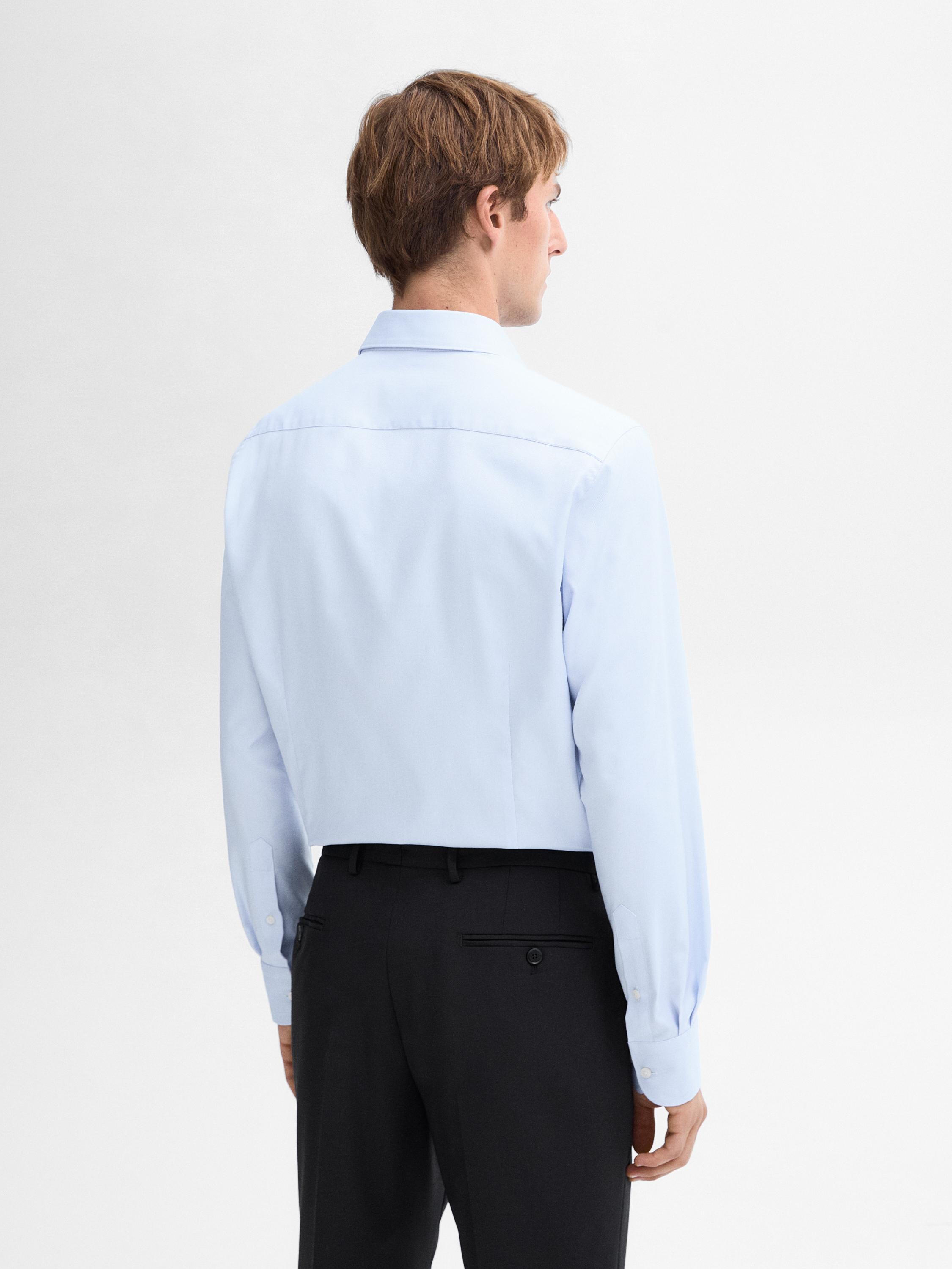 Chemise texturée easy iron slim fit