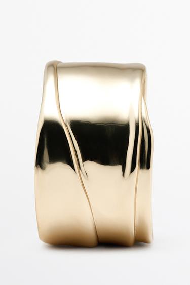 Draped wide bracelet — GOLDEN 5