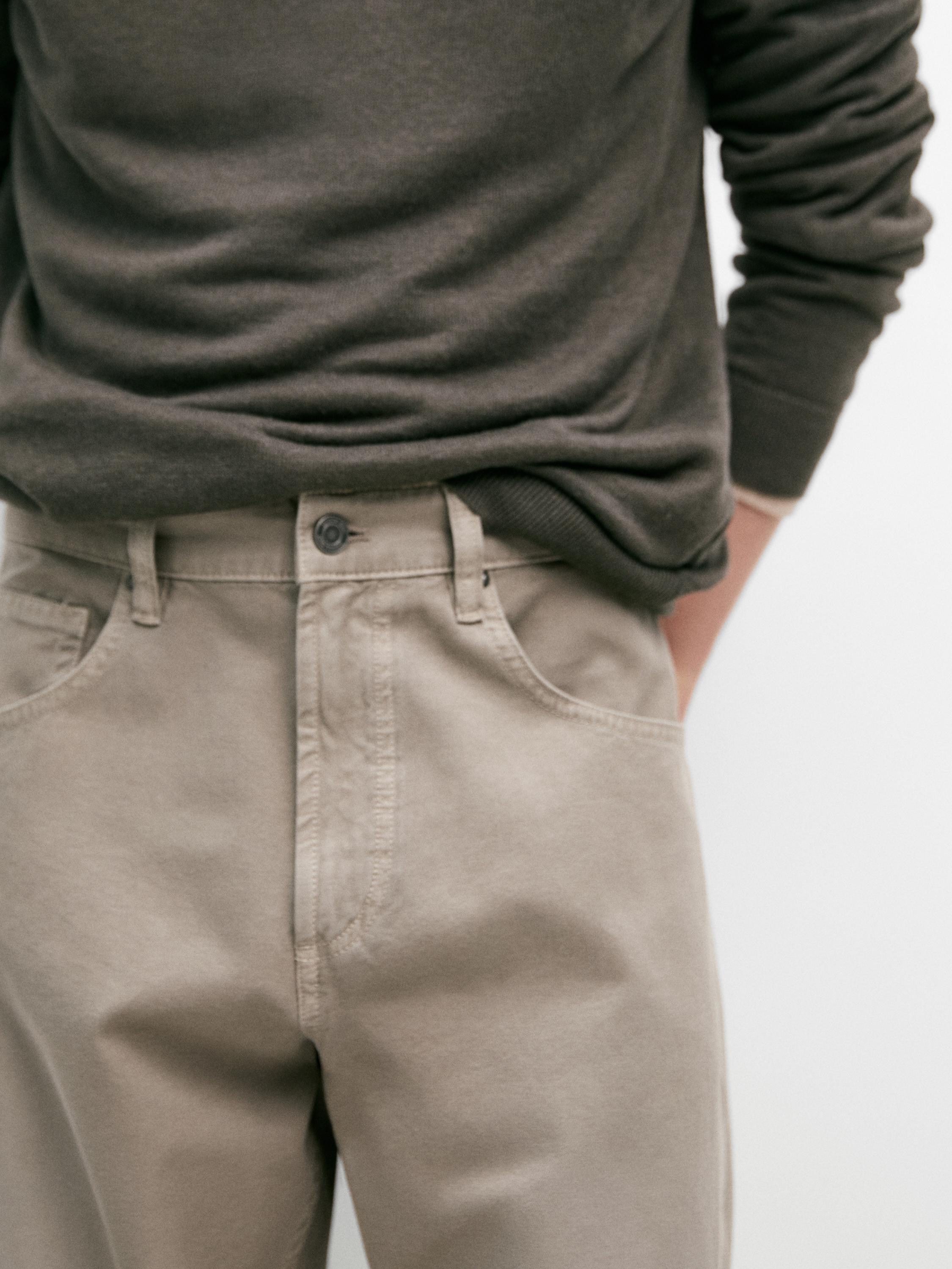 Relaxed-fit jeans — PALE GREEN