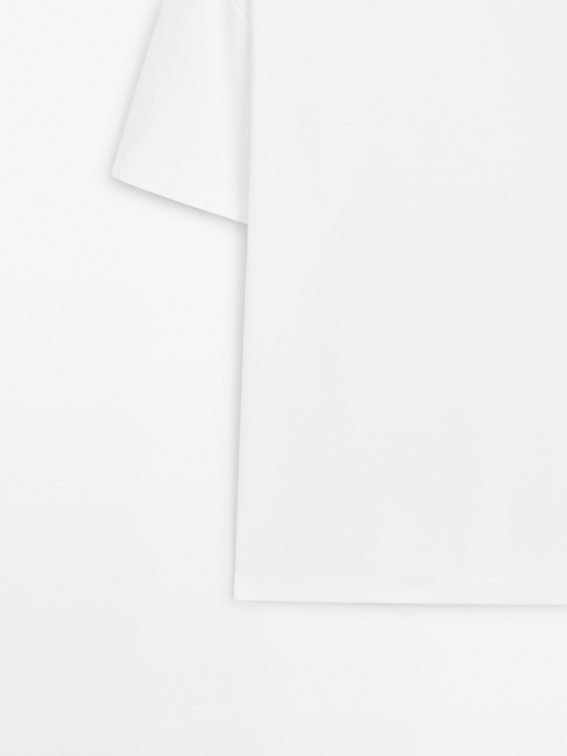100% cotton short sleeve T-shirt — WHITE