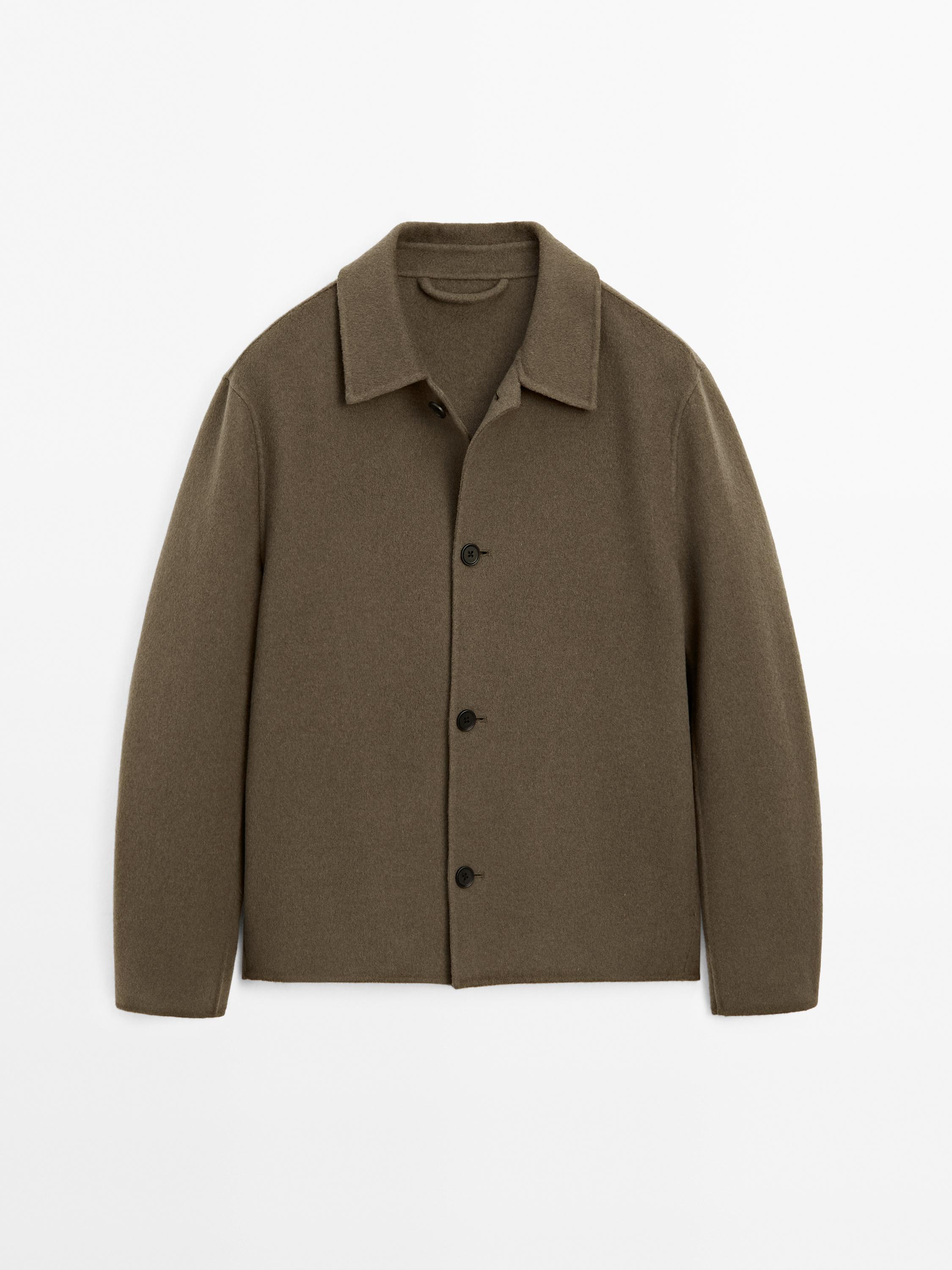 Wool blend jacket