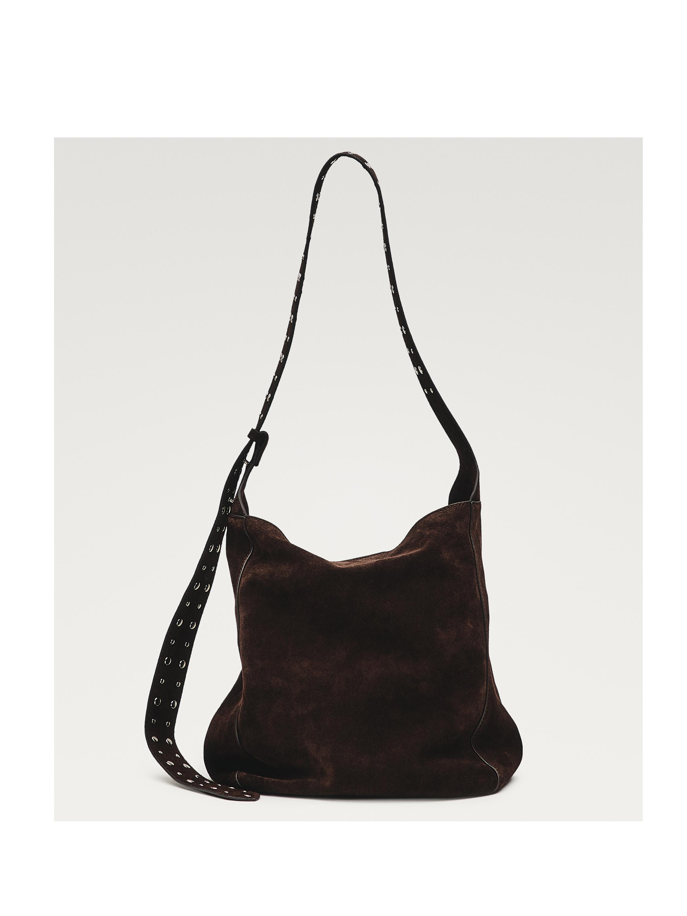 תיק שק גדול מעור זמש