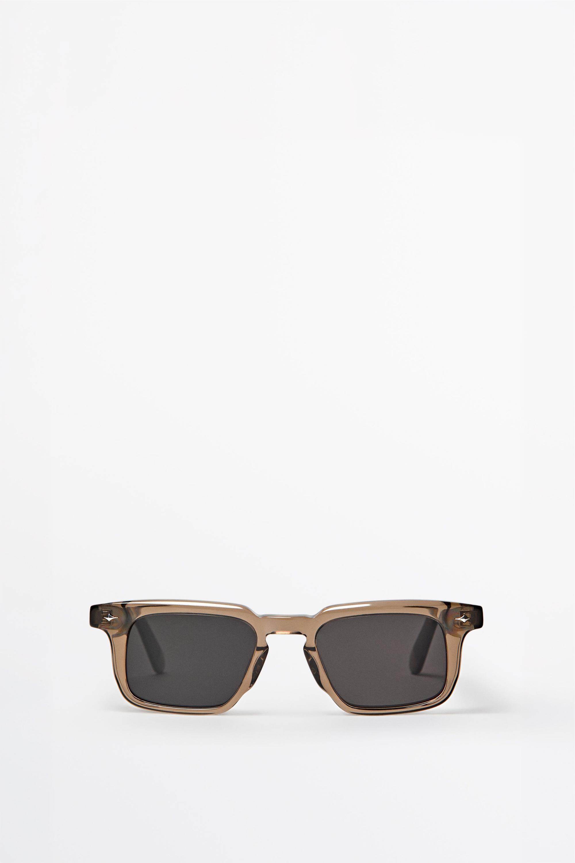 Narrow rectangular sunglasses — GREY