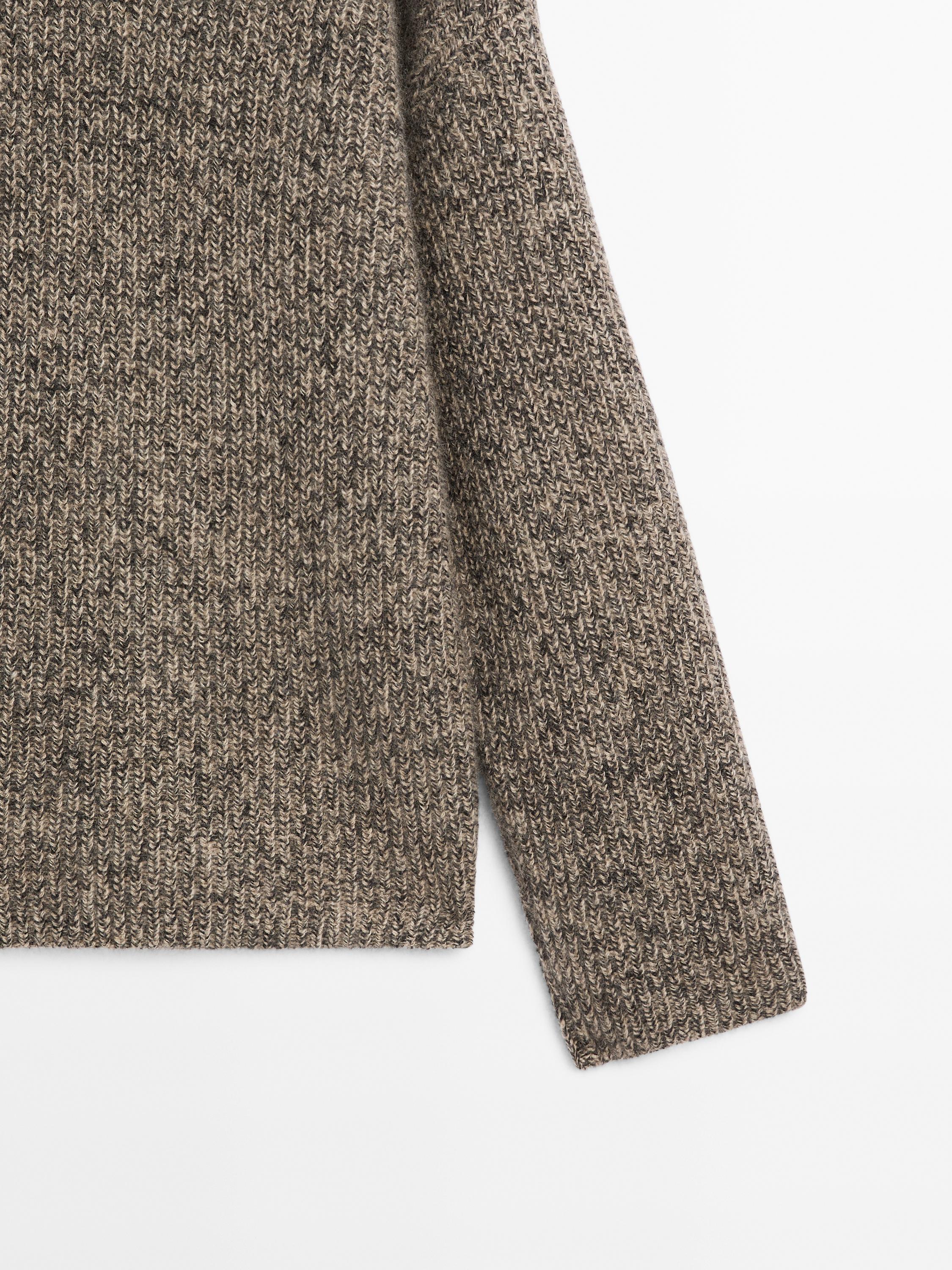 Pullover a collo alto 100% cashmere