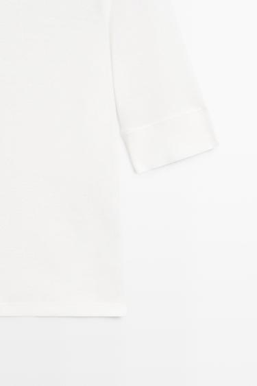 100% cotton scoop neck T-shirt — Off white 7