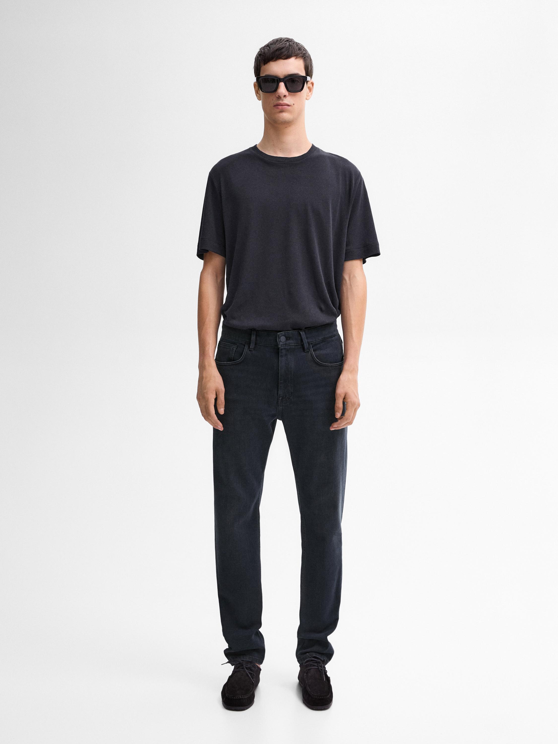 Jean slim l ger indigo habill massimo dutti