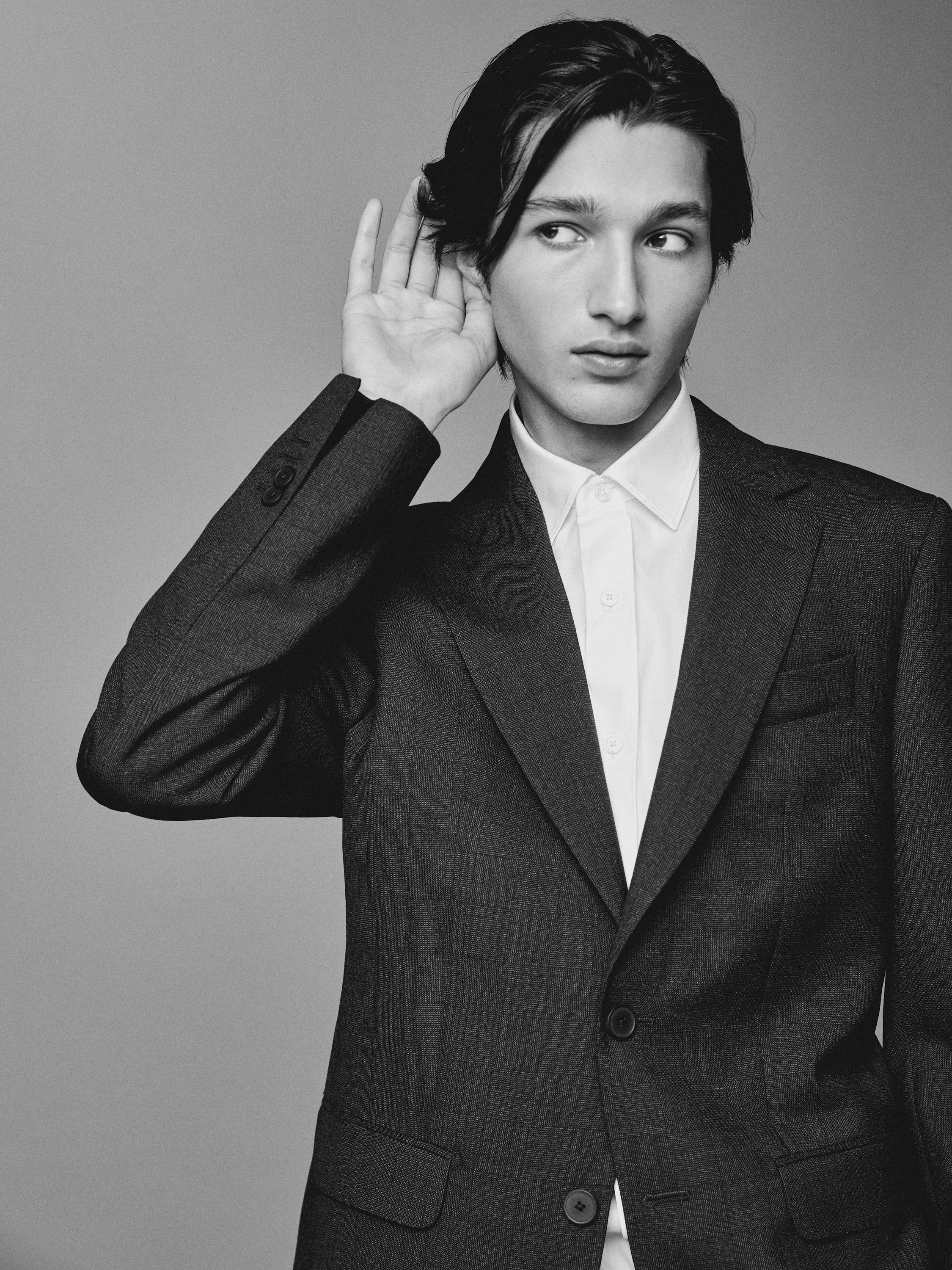 قميص تويل ضيق قطن 100%