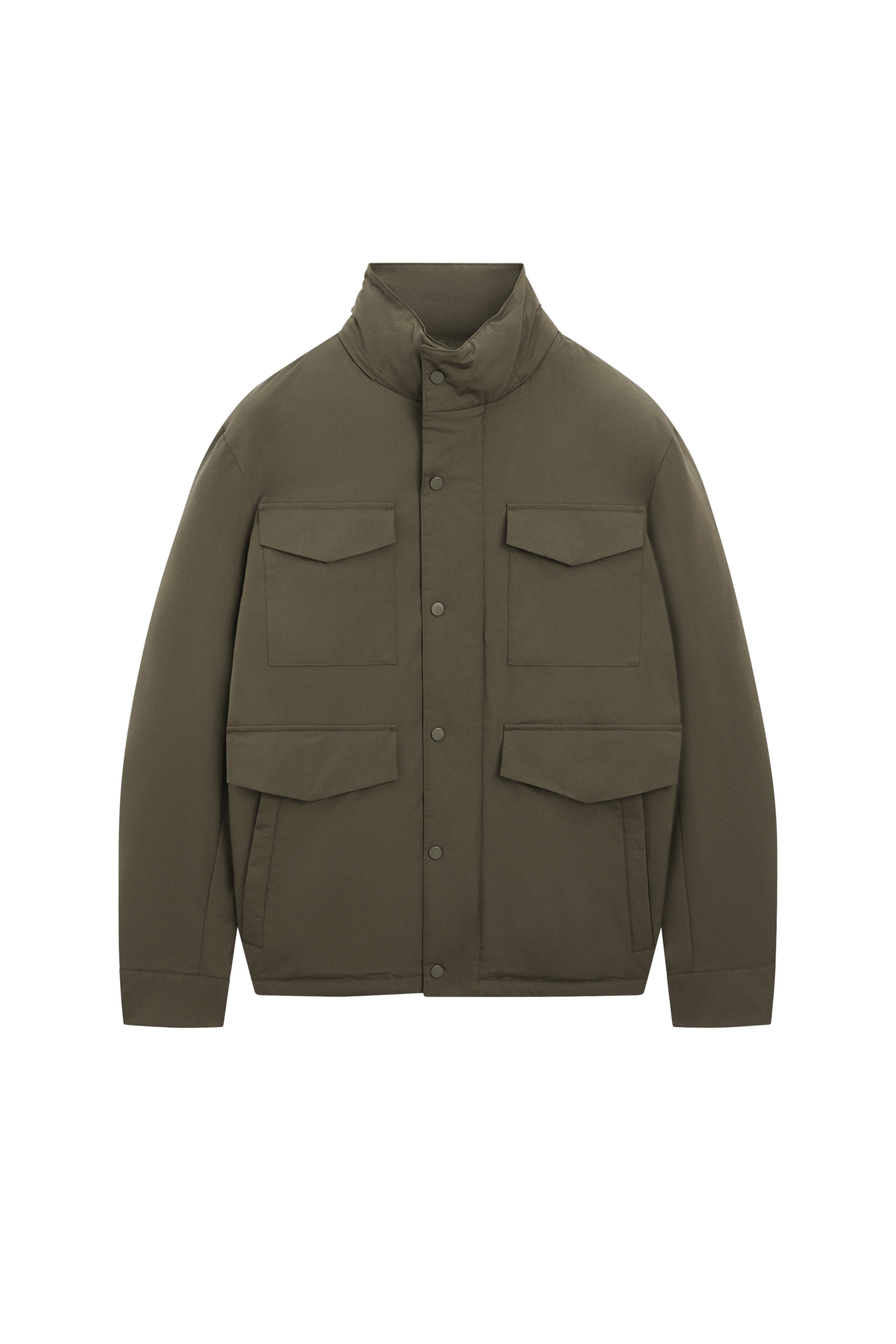 Massimo Dutti Cepli şişme mont görsel 3