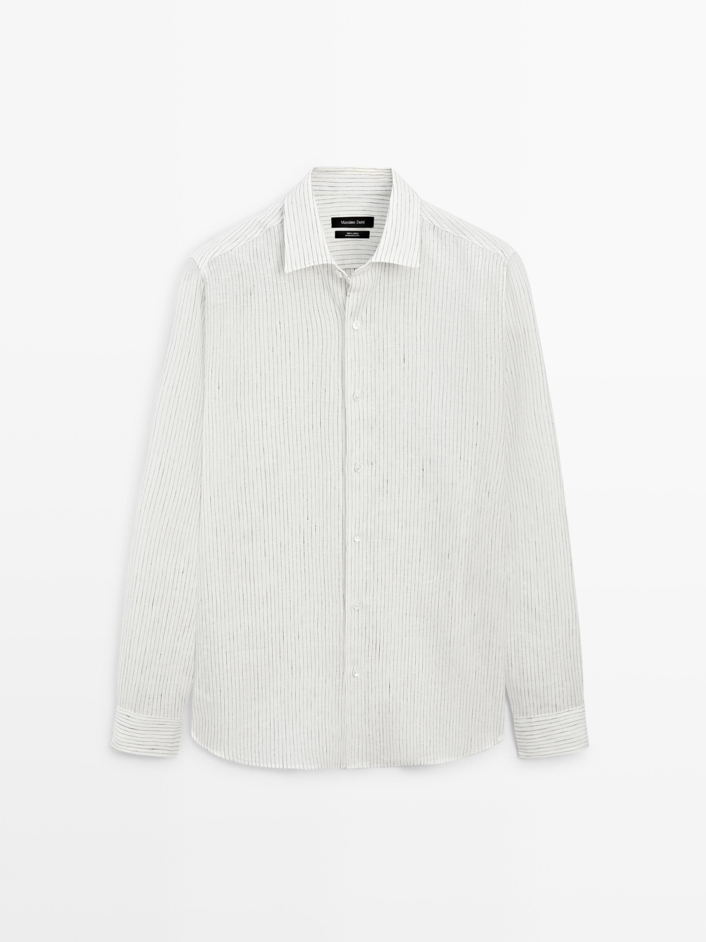Striped linen shirt