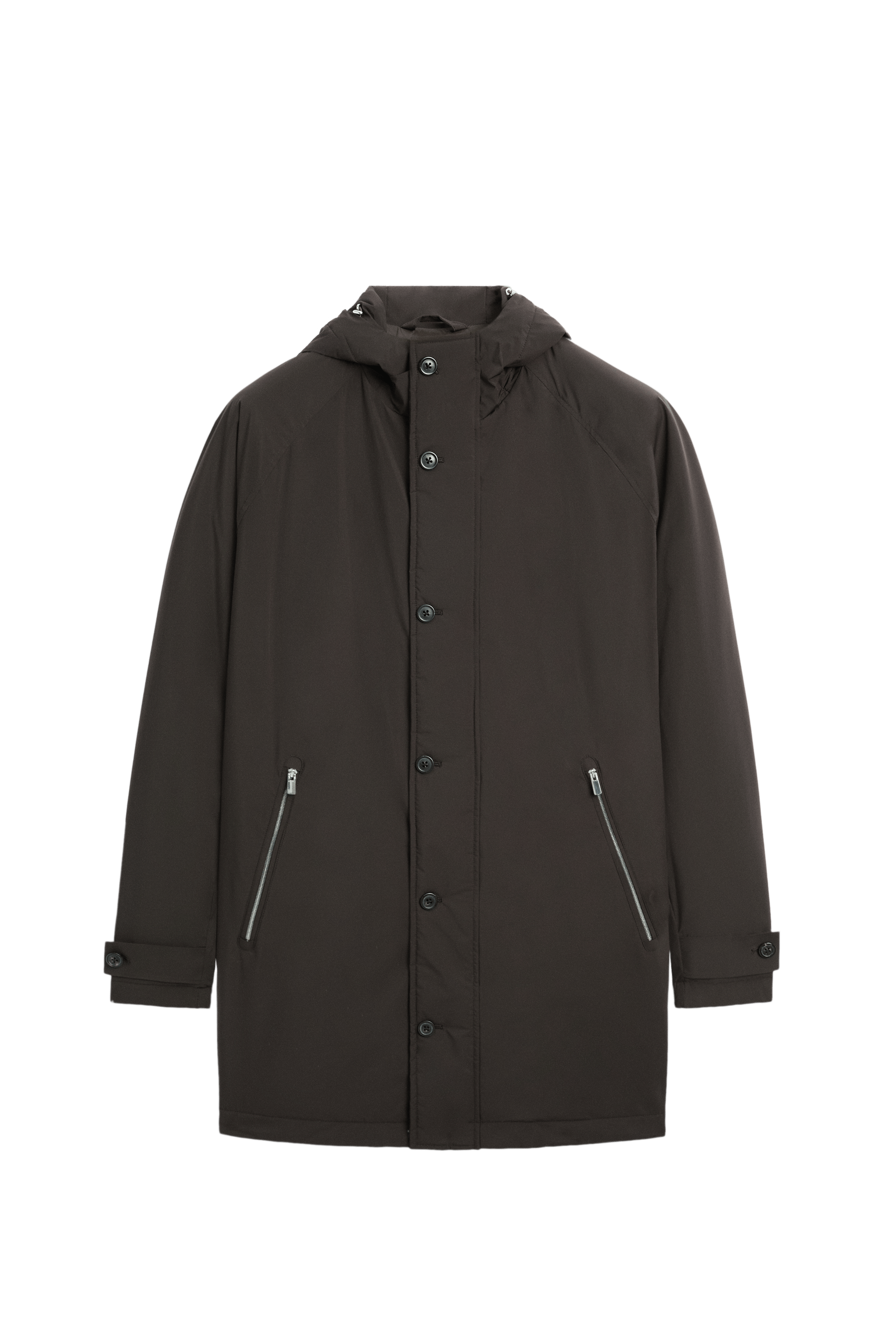 Massimo Dutti Uzun teknik parka görsel 4