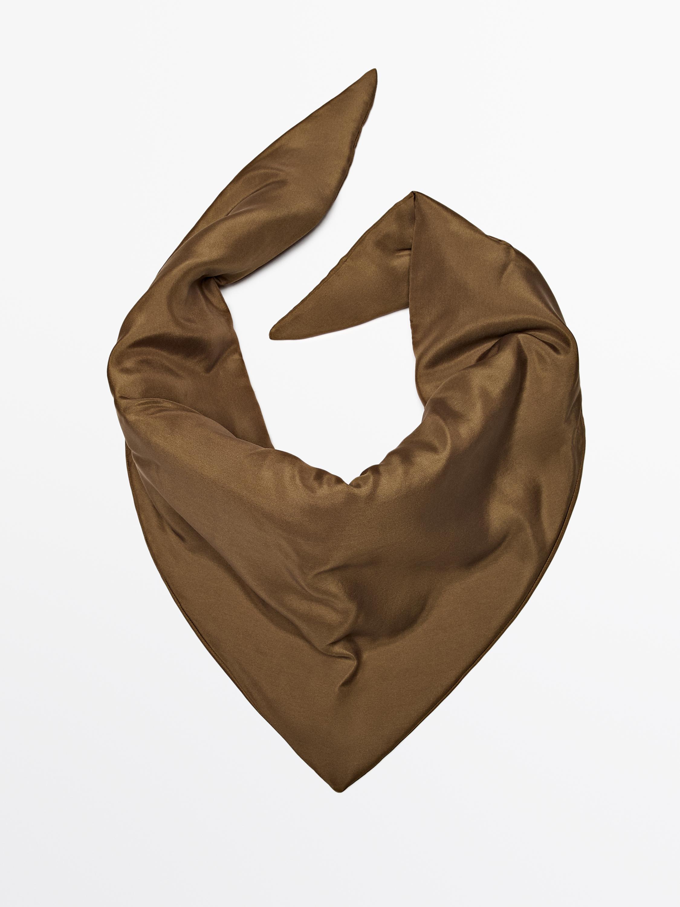Bandana acolchoada 100% seda