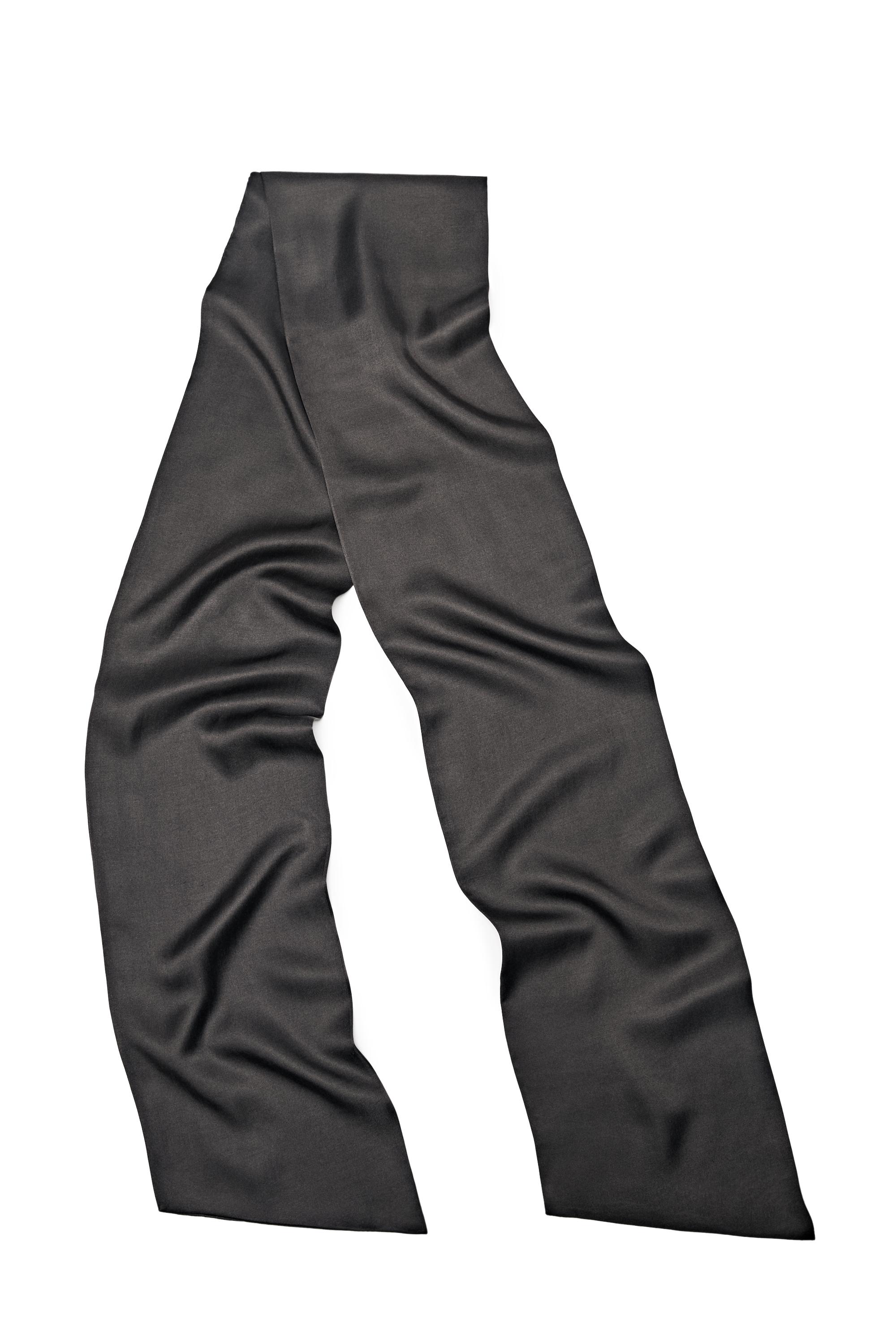 Satin scarf — ANTHRACITE GREY