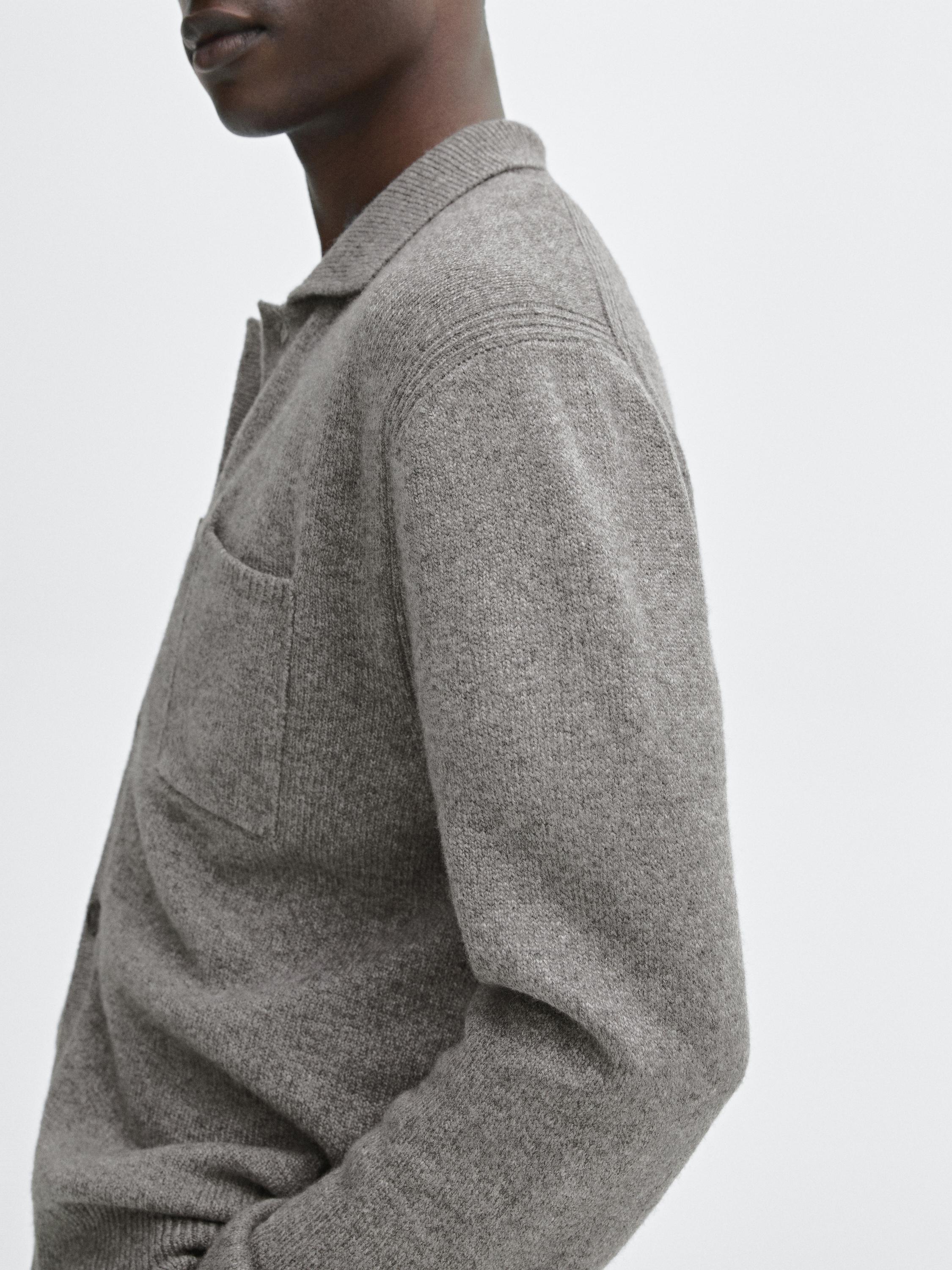 Cárdigan punto detalle bolsillo